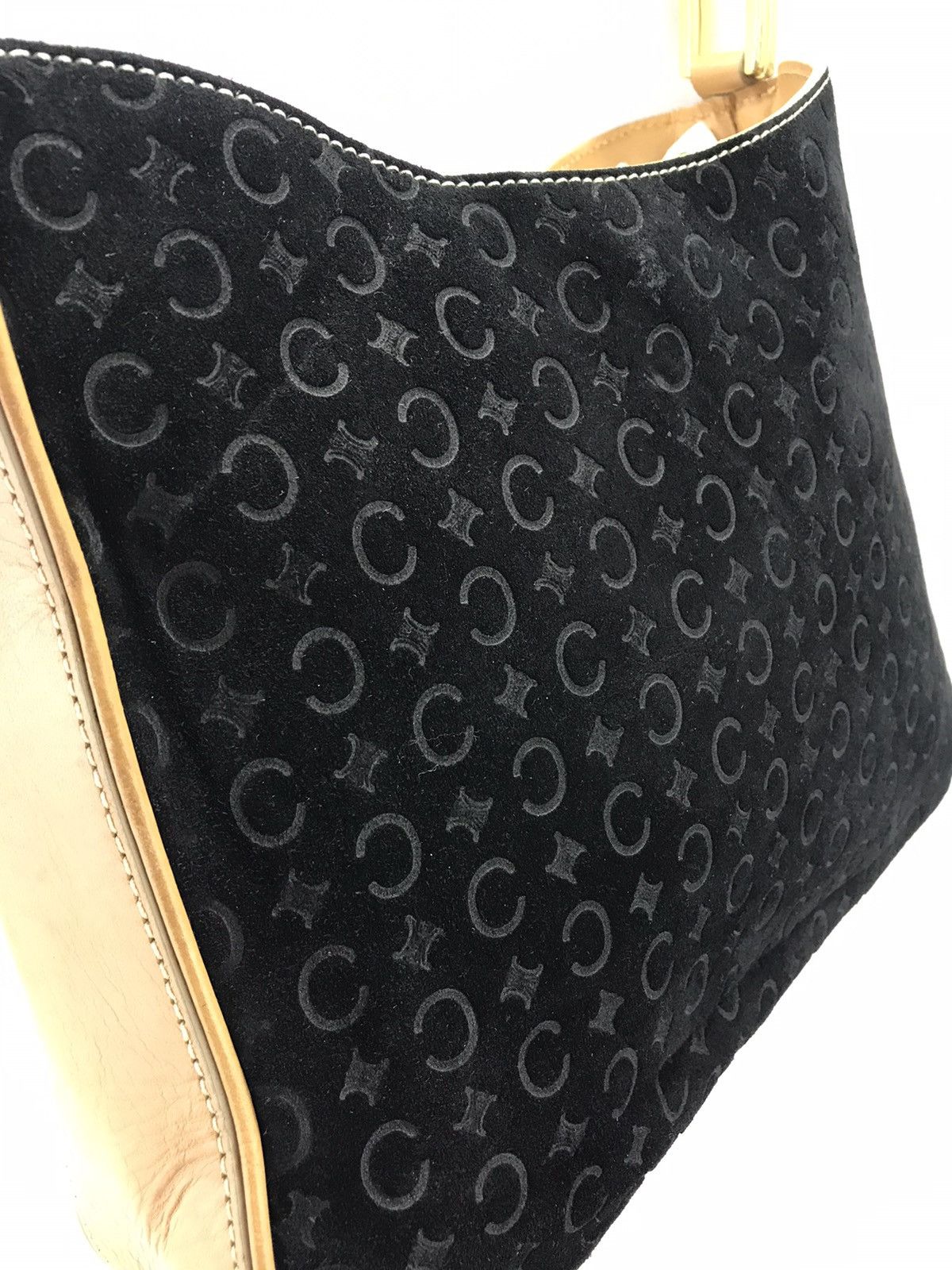 Celine ❌Last Drop❌Auth Celine Suede leather monogram shoulderbag Size ONE SIZE - 7 Thumbnail