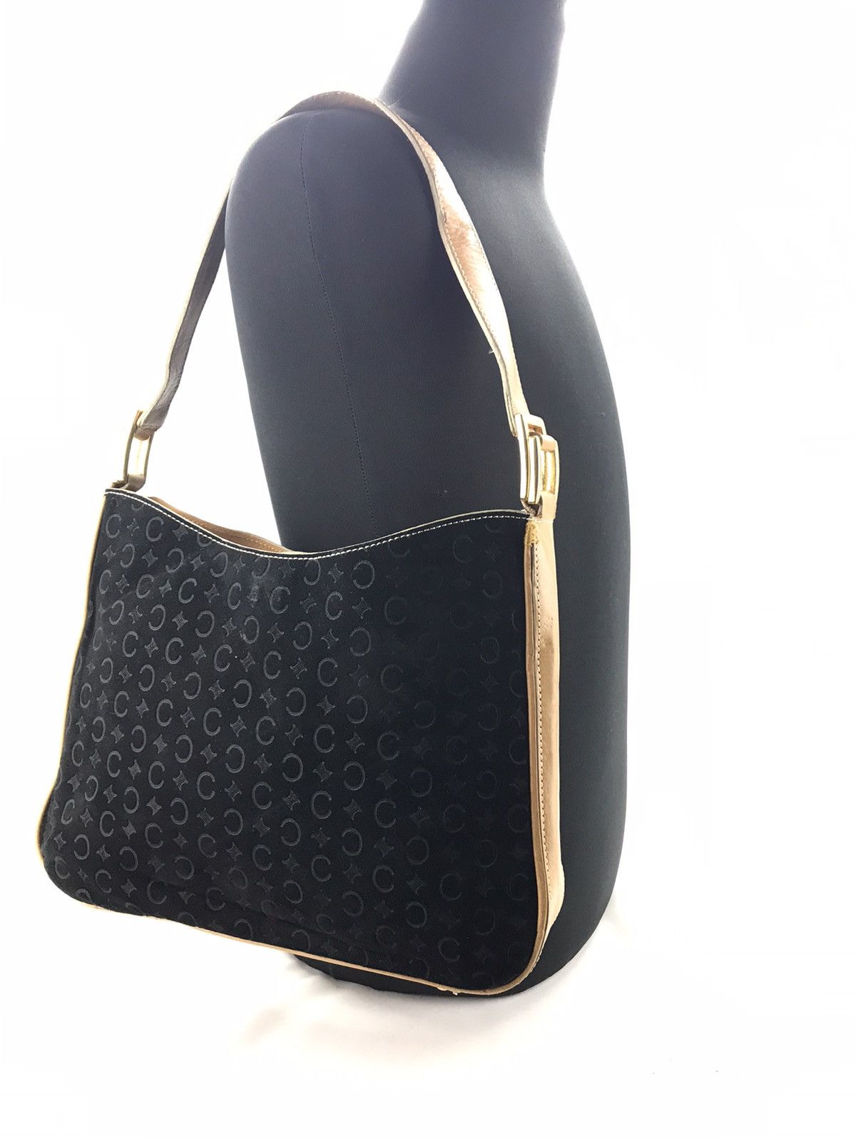 Celine ❌Last Drop❌Auth Celine Suede leather monogram shoulderbag Size ONE SIZE - 1 Thumbnail