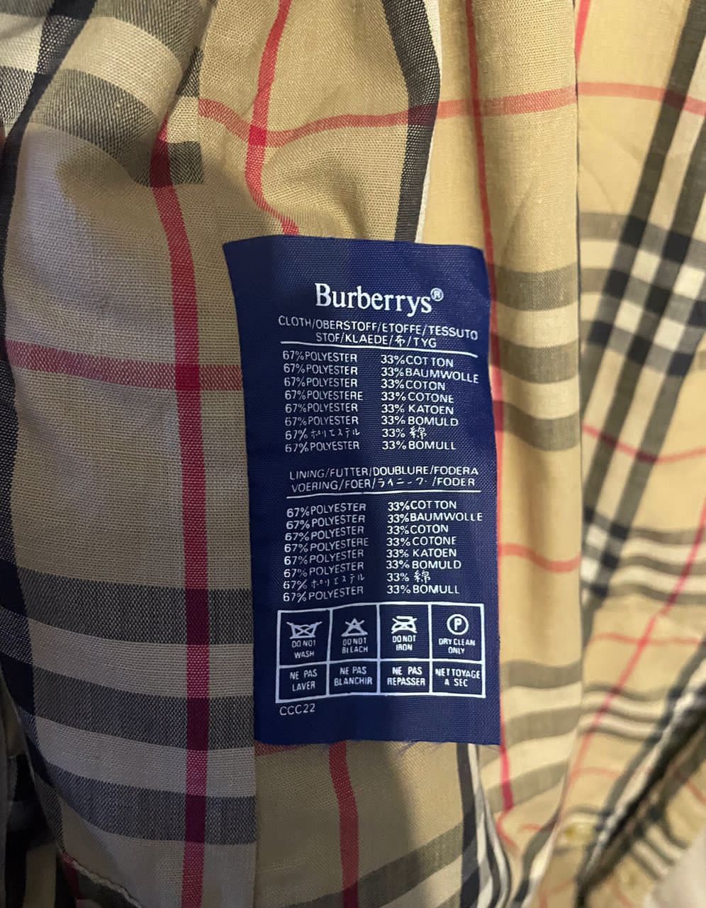 Burberry Vintage Burberry Nova Check Men's Jacket Size US L / EU 52-54 / 3 - 10 Thumbnail