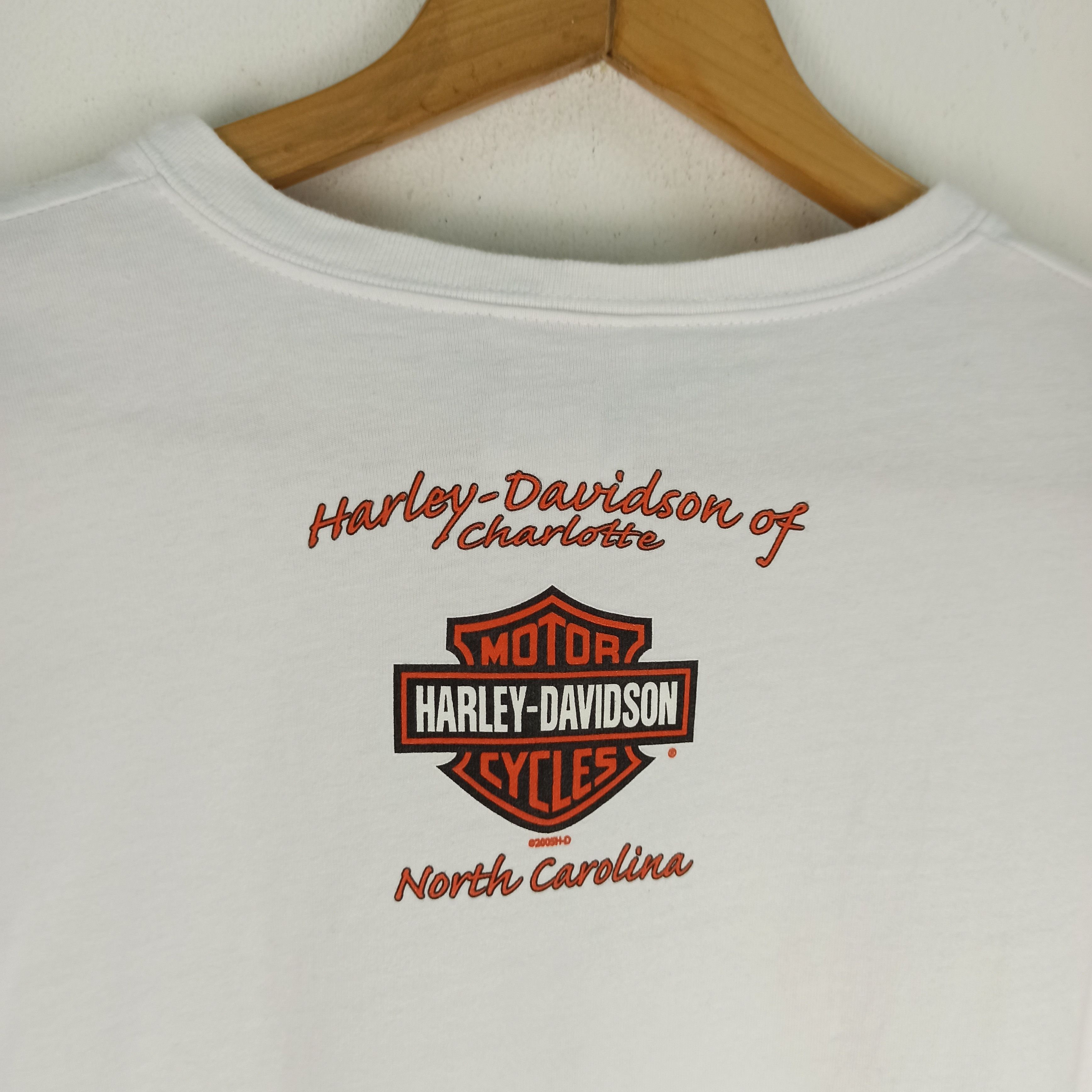 Harley Davidson Vintage 00's Harley Davidson Long Sleeve V-Neck Big Logo Size US M / EU 48-50 / 2 - 7 Thumbnail