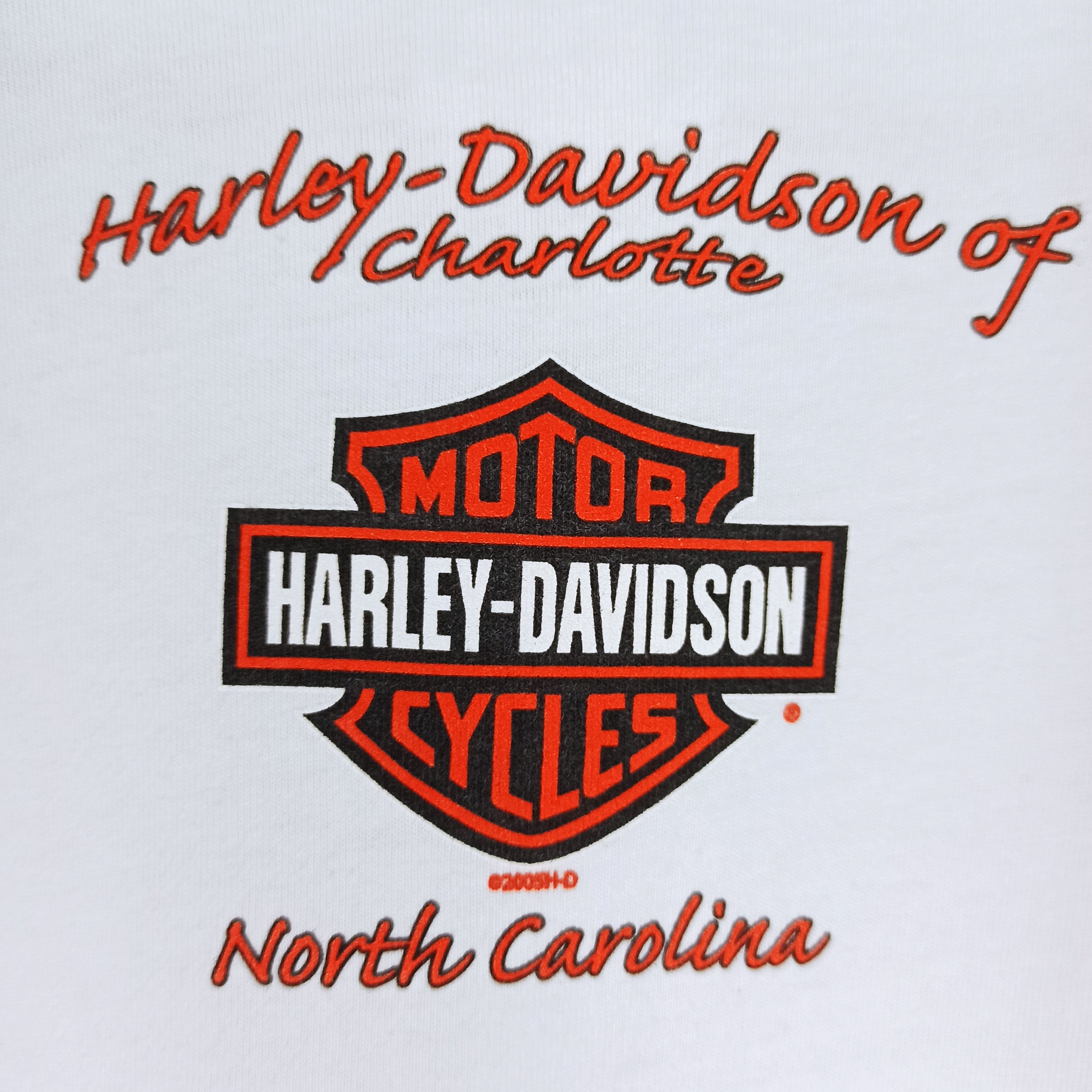 Harley Davidson Vintage 00's Harley Davidson Long Sleeve V-Neck Big Logo Size US M / EU 48-50 / 2 - 8 Thumbnail