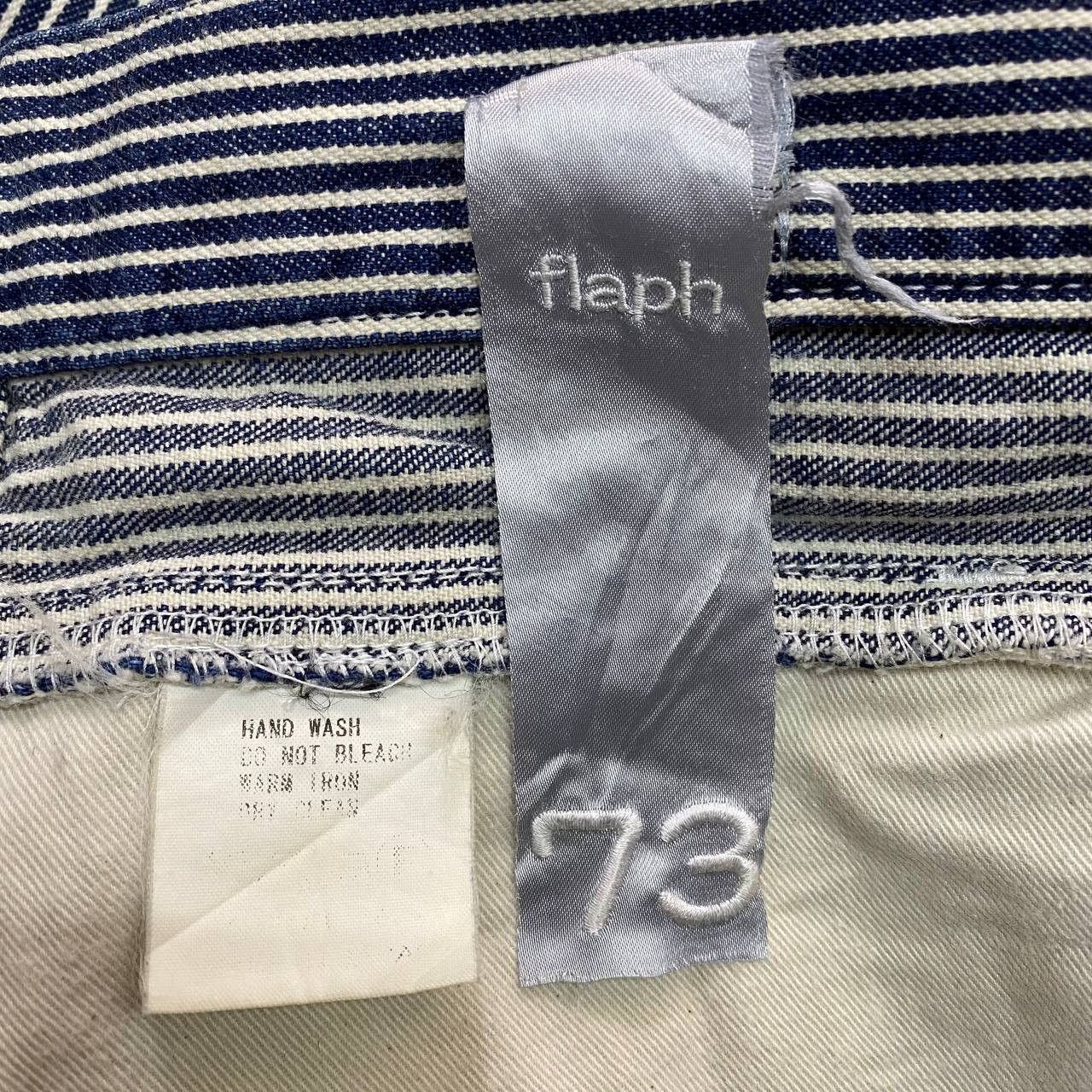 Japanese Brand X406 VTG JAPAN FLAPH PRISON HICKORY STRIPED BUSH PANTS Size US 34 / EU 50 - 6 Thumbnail