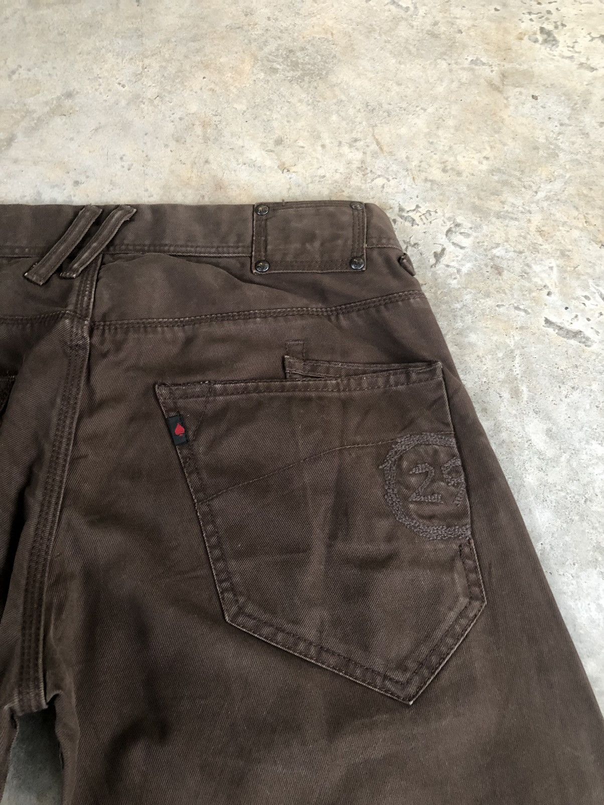 291295=Homme 291295 Homme Embroidered Jeans Punk Style Size US 31 - 10 Thumbnail
