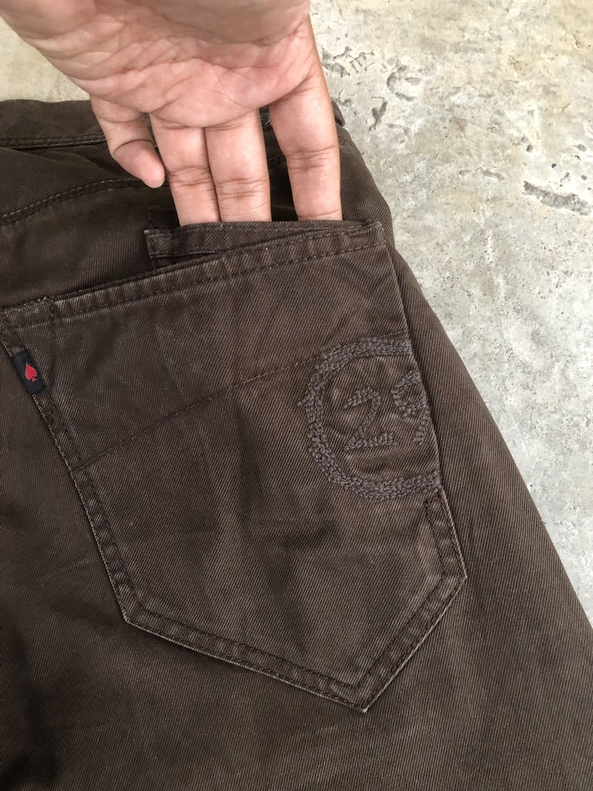 291295=Homme 291295 Homme Embroidered Jeans Punk Style Size US 31 - 12 Thumbnail