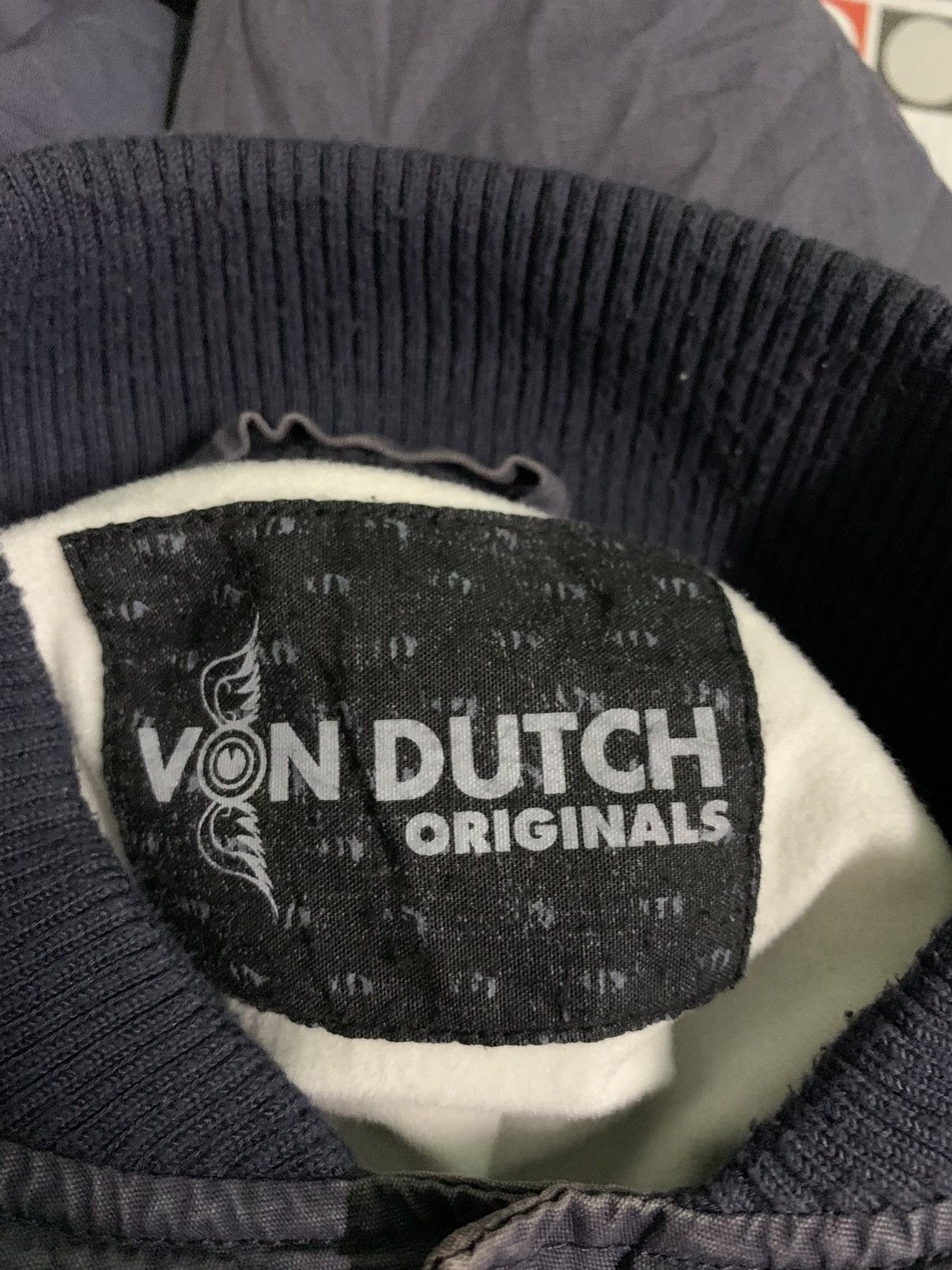 Von Dutch Nice Von Dutch Motorcycle Club Embroidery Spellout Jacket Size US M / EU 48-50 / 2 - 9 Thumbnail