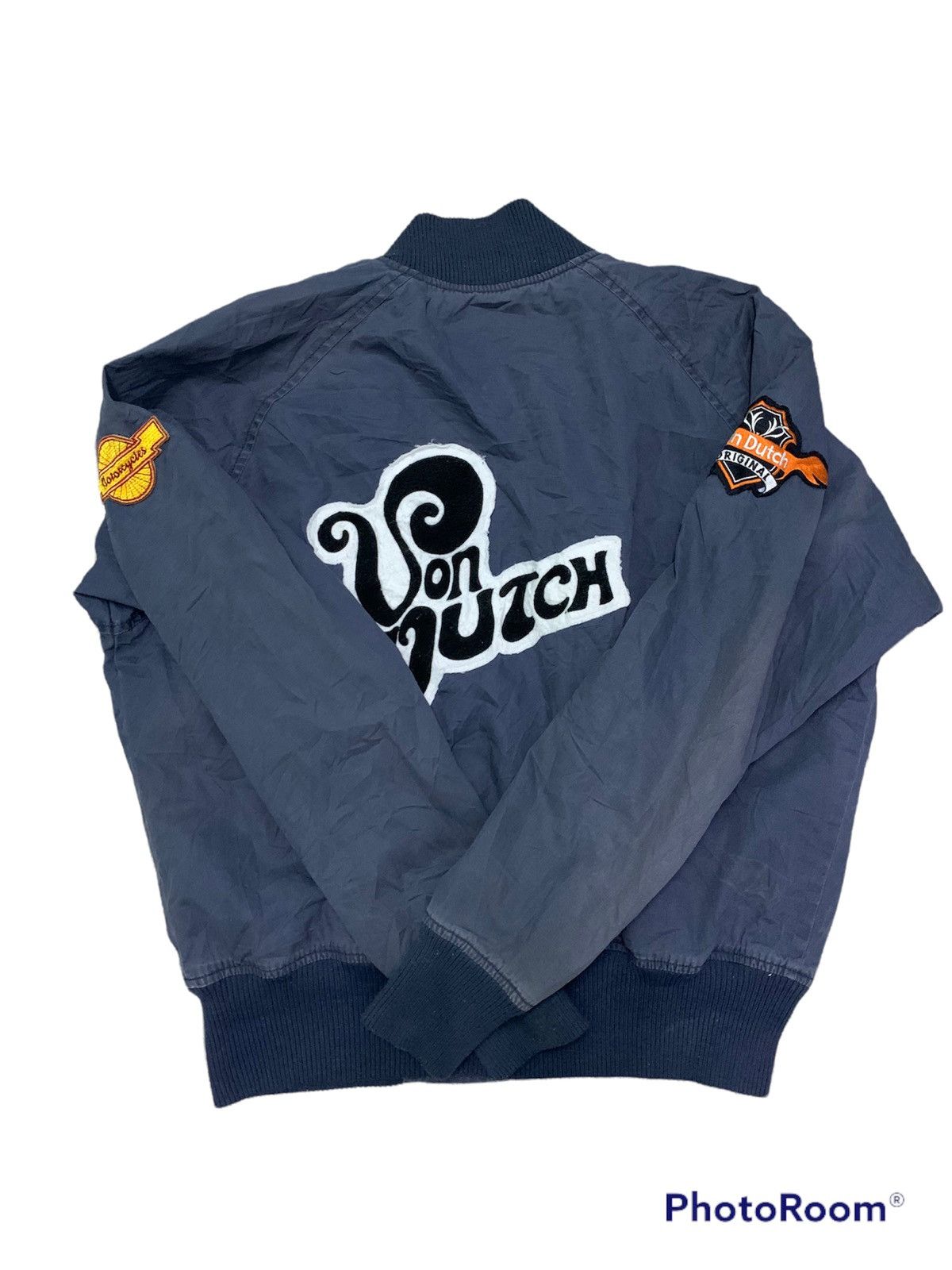 Von Dutch Nice Von Dutch Motorcycle Club Embroidery Spellout Jacket Size US M / EU 48-50 / 2 - 1 Thumbnail