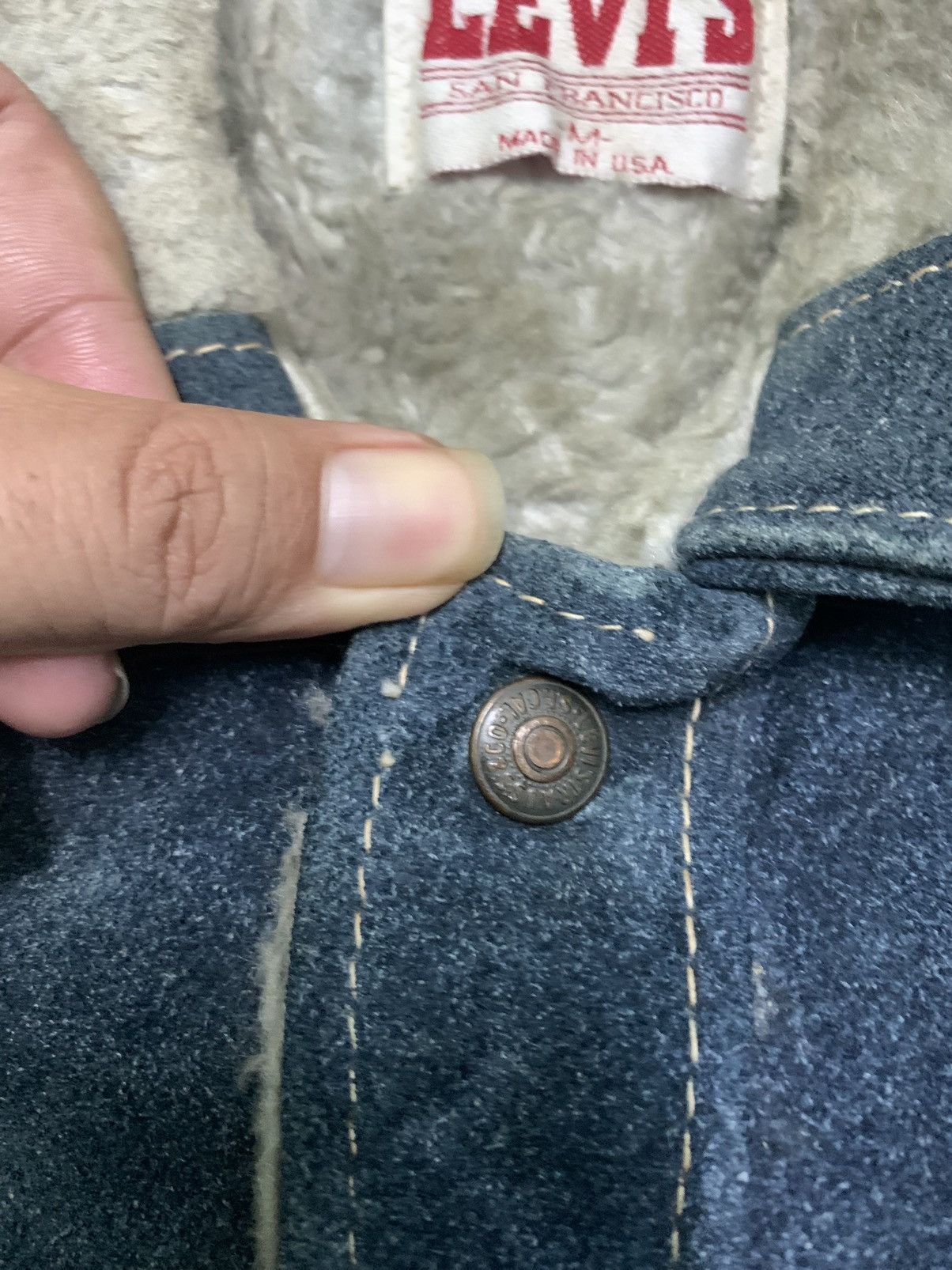 Levi's Vintage Clothing Super Rare Vintage 80’s Levi’s Fall Winter Leather Jacket Size US M / EU 48-50 / 2 - 8 Thumbnail