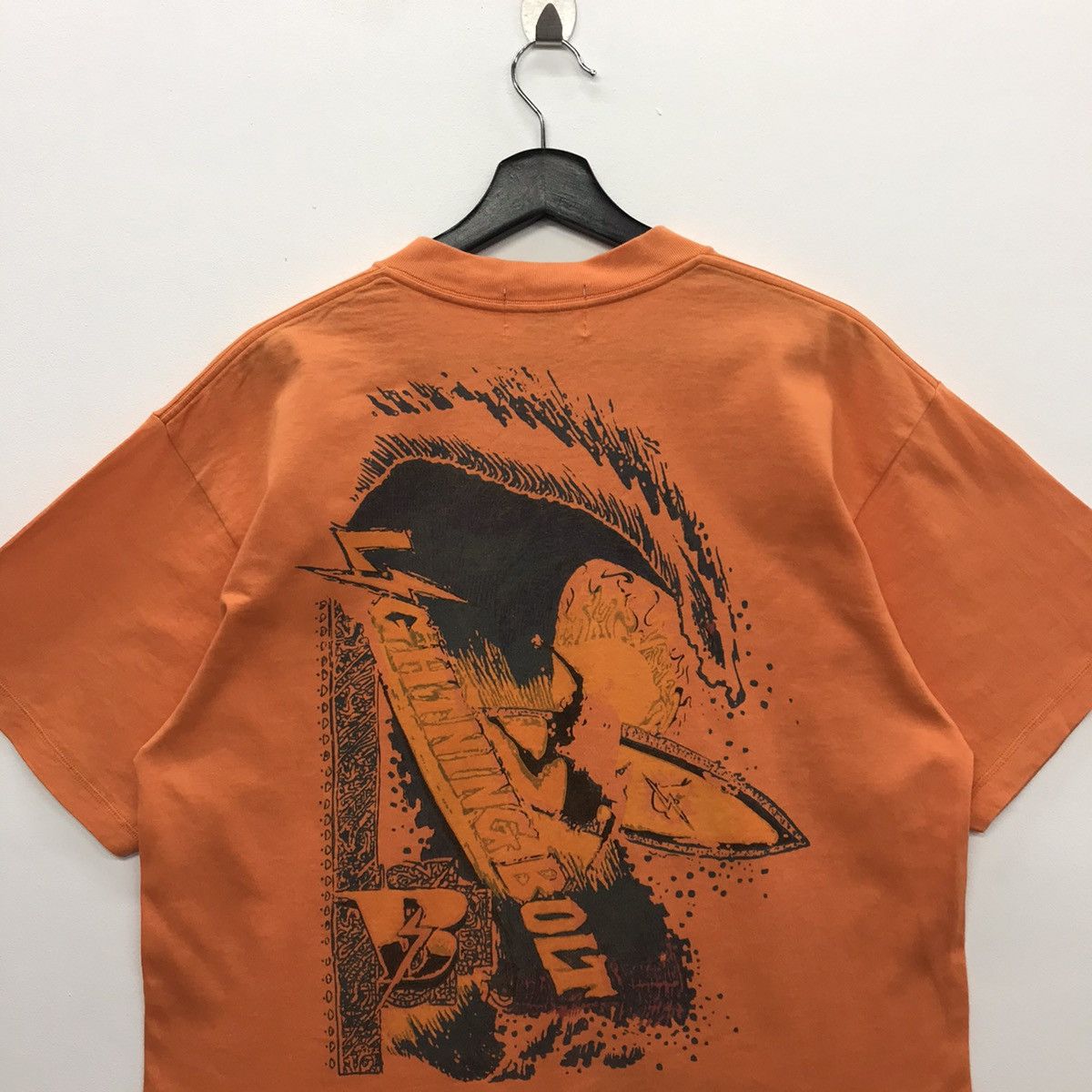 Lightning Bolt × Vintage Rare!! Vintage Lightning Bolt Surfing Graphic Tee Size US M / EU 48-50 / 2 - 10 Thumbnail