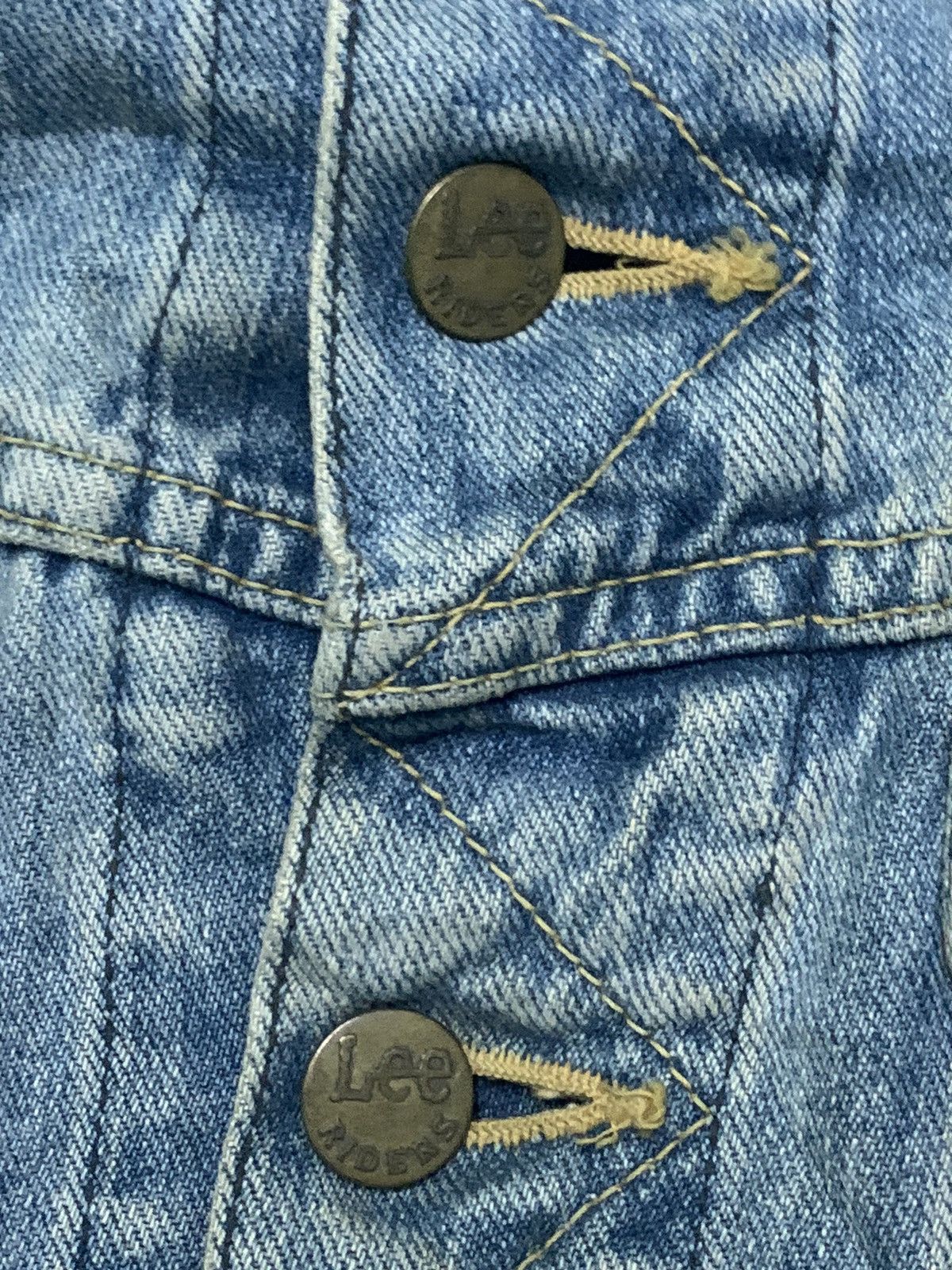 Japanese Brand × Lee × Vintage Nice Vintage Lee Raiders Sanforized Denim Jacket Size US S / EU 44-46 / 1 - 4 Thumbnail