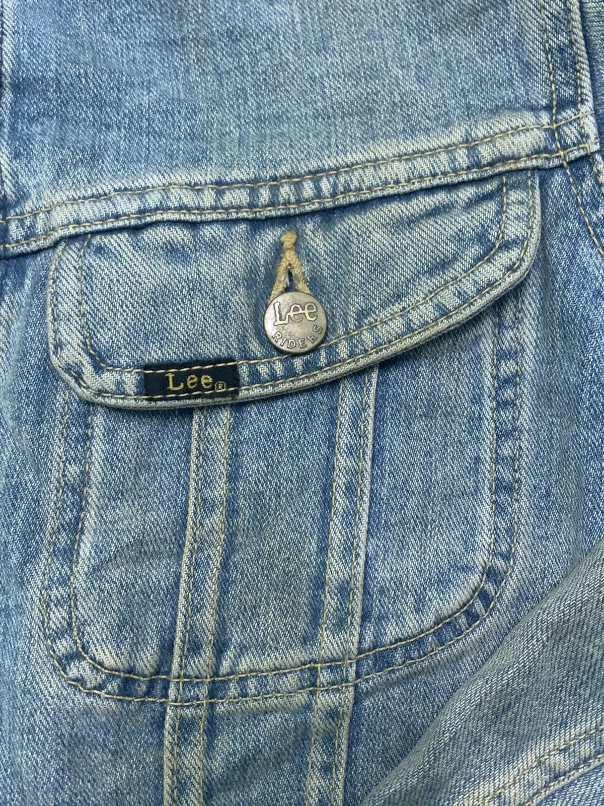 Japanese Brand × Lee × Vintage Nice Vintage Lee Raiders Sanforized Denim Jacket Size US S / EU 44-46 / 1 - 3 Thumbnail