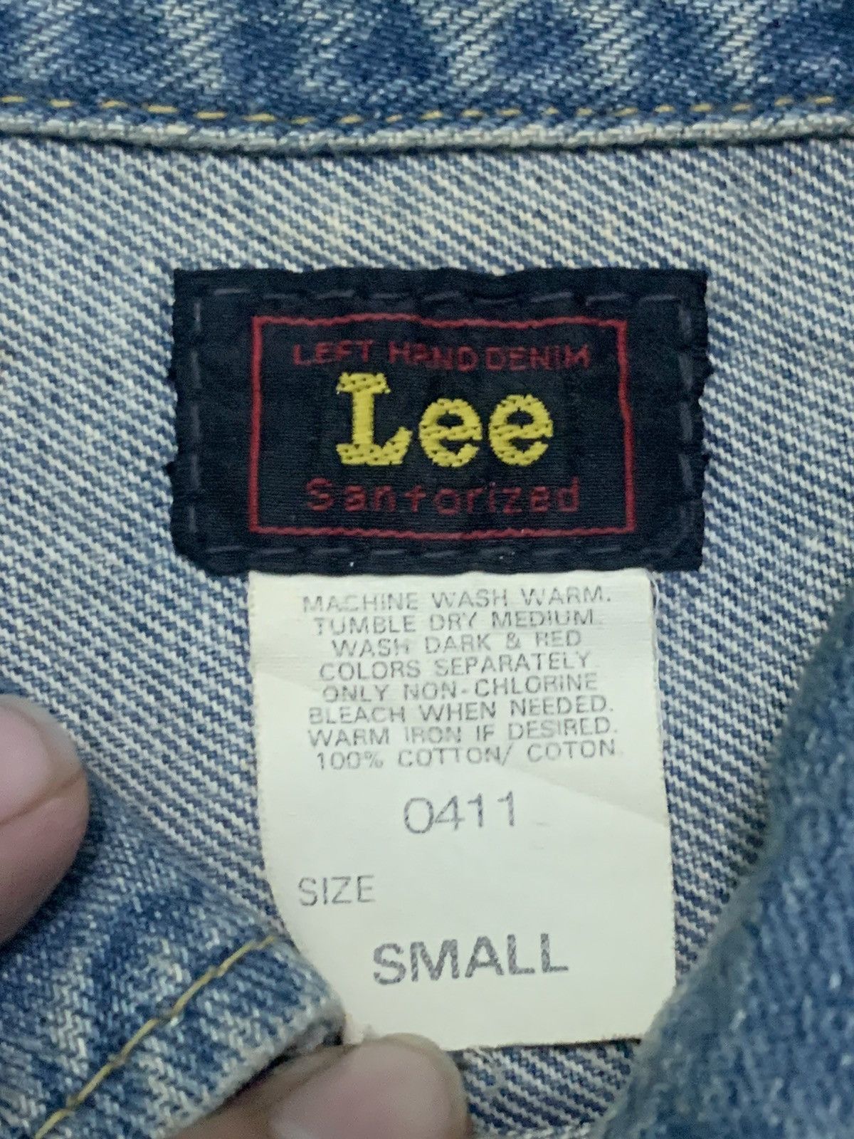 Japanese Brand × Lee × Vintage Nice Vintage Lee Raiders Sanforized Denim Jacket Size US S / EU 44-46 / 1 - 9 Thumbnail