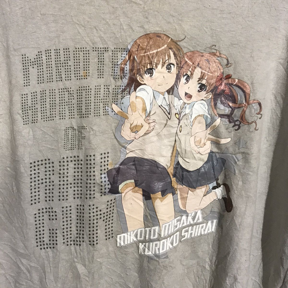 Cartoon Network Nikoto Misuka x kuroko shirai scientific railgun anime tee Size US M / EU 48-50 / 2 - 3 Thumbnail