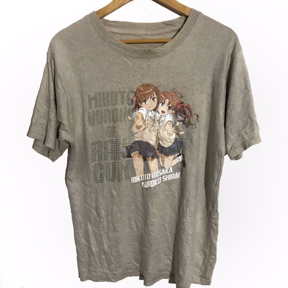 Cartoon Network Nikoto Misuka x kuroko shirai scientific railgun anime tee Size US M / EU 48-50 / 2 - 1 Thumbnail