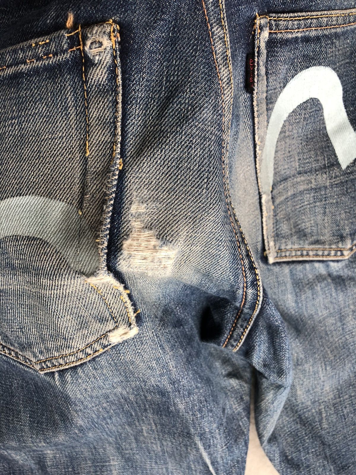 Evisu Evisu 2001 Distressed Jeans Selvedge Denim Size US 28 / EU 44 - 15 Thumbnail