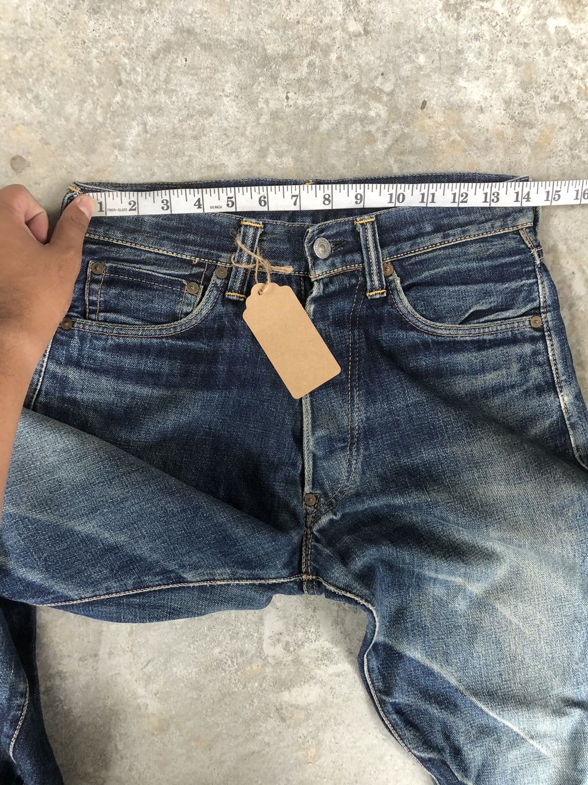 Evisu Evisu 2001 Distressed Jeans Selvedge Denim Size US 28 / EU 44 - 20 Thumbnail