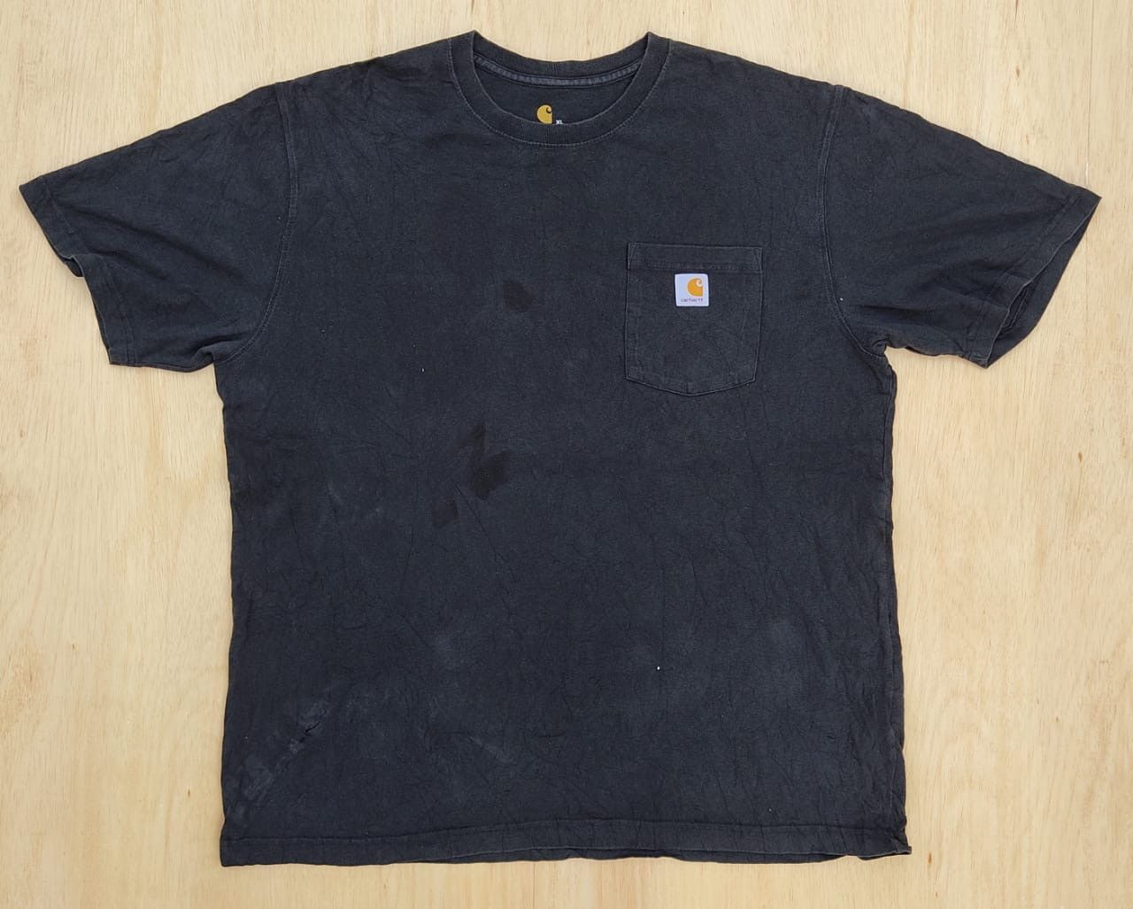 image of Vintage Tee D - 20 Carhartt Pocket Tee in Black, Men's (Size XL)