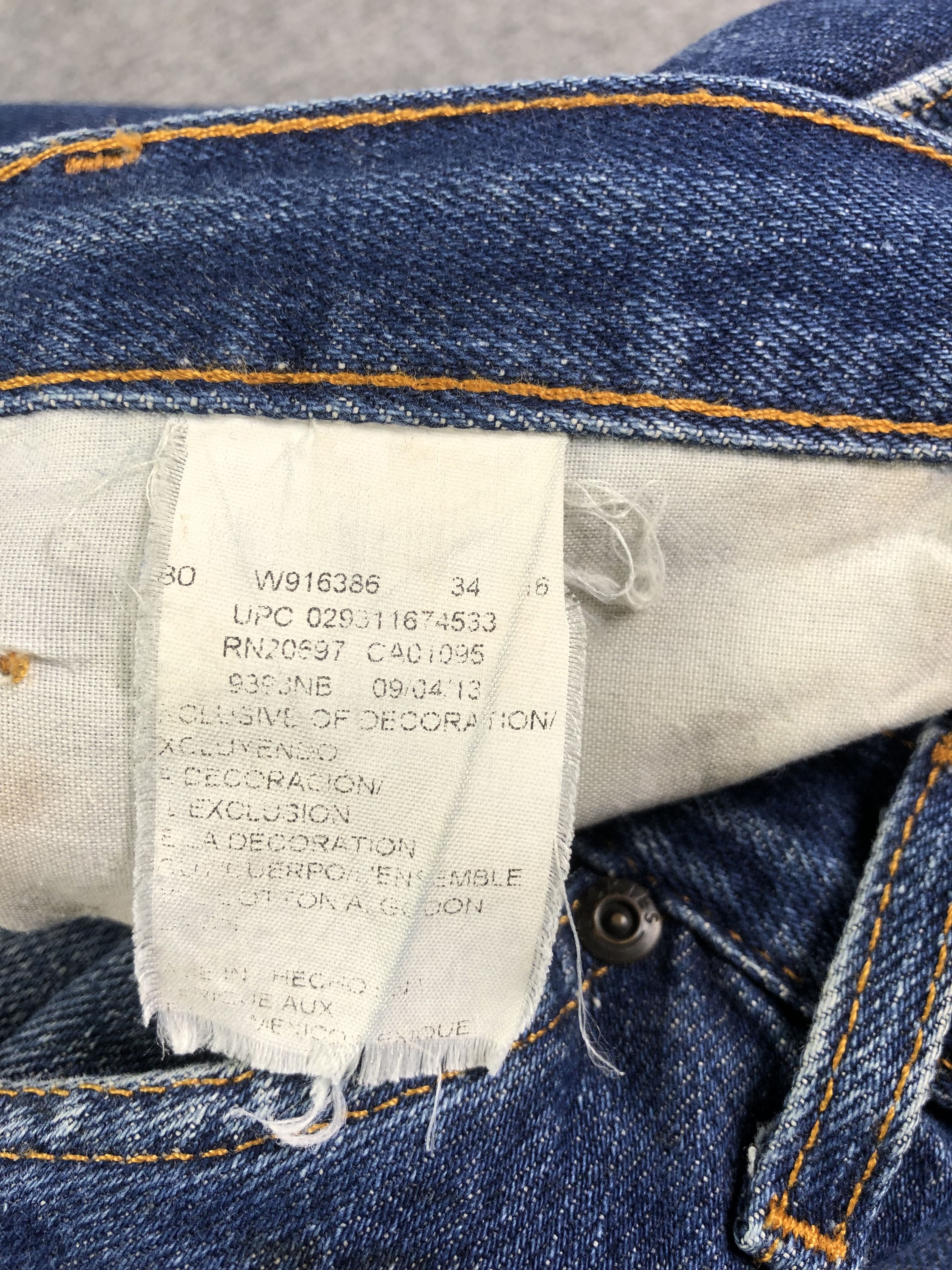 Dickies Dickies Denim Jeans 33x31.5 Size US 33 - 4 Thumbnail