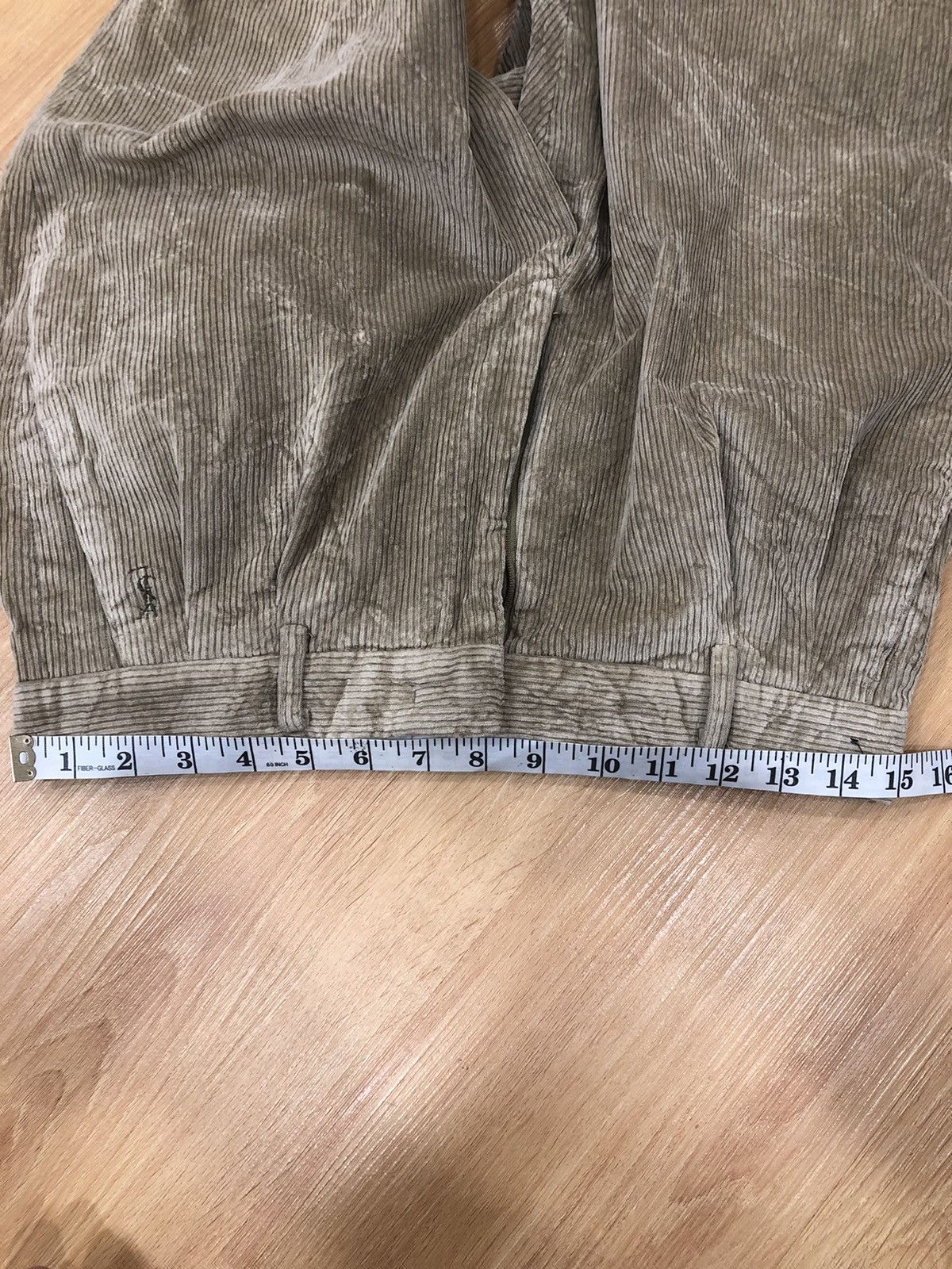 Tom Ford Yves Saint Laurent Pour Homme Corduroy Pants Embroidered Size US 30 / EU 46 - 17 Thumbnail