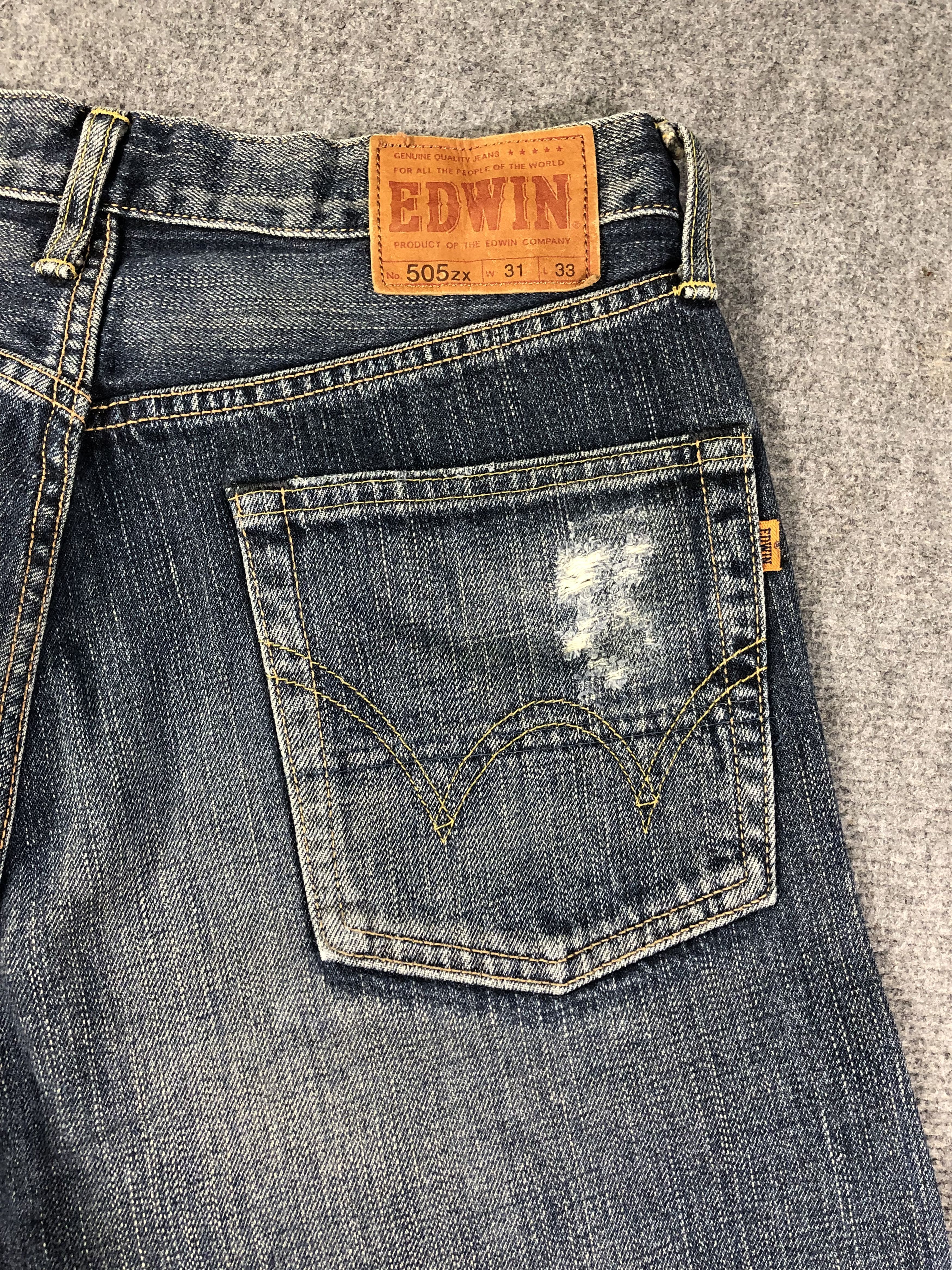 Edwin Wash Blue Edwin 505zx 32x30.5 Size US 32 / EU 48 - 11 Thumbnail