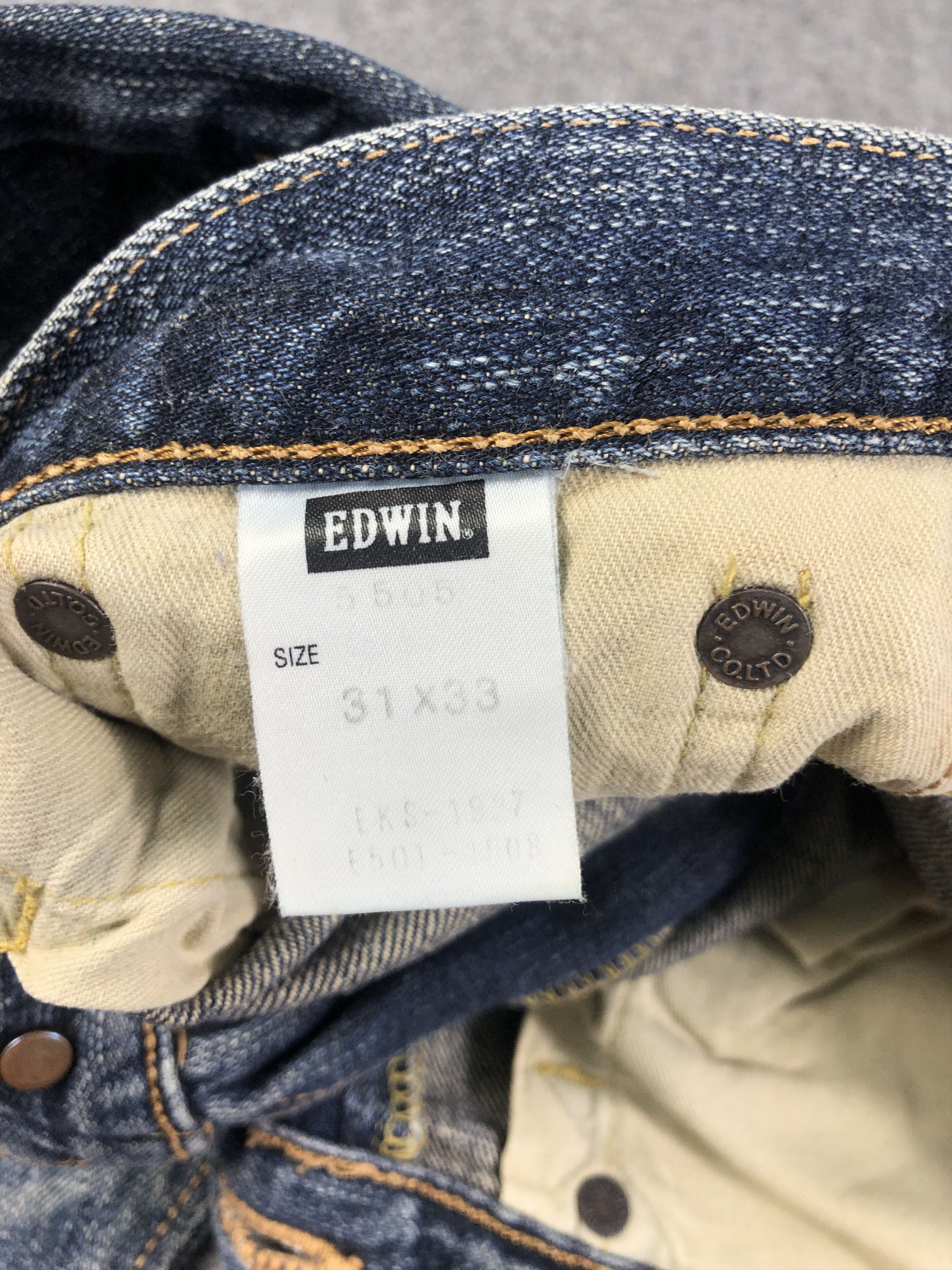 Edwin Wash Blue Edwin 505zx 32x30.5 Size US 32 / EU 48 - 4 Thumbnail