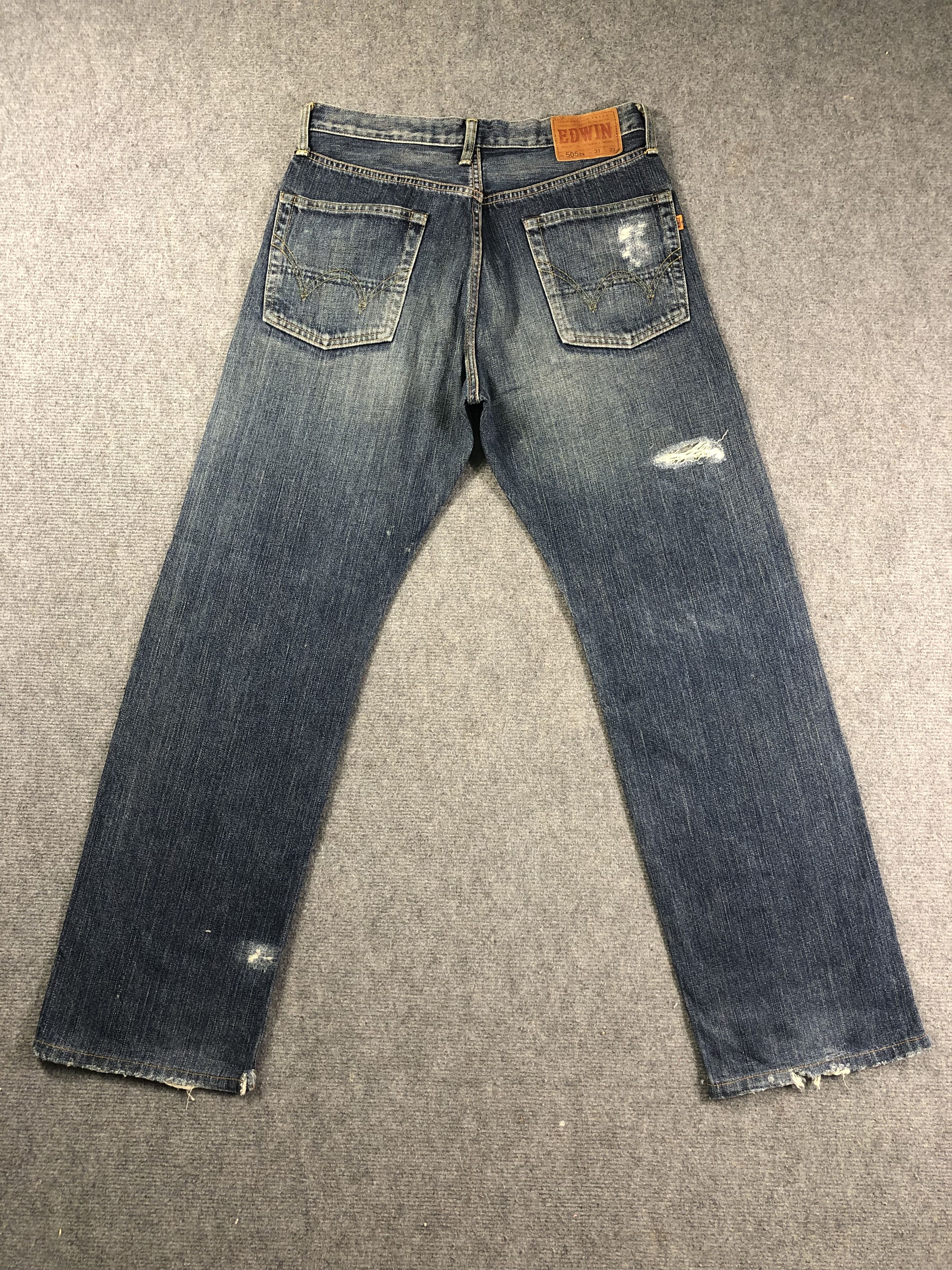 Edwin Wash Blue Edwin 505zx 32x30.5 Size US 32 / EU 48 - 19 Thumbnail