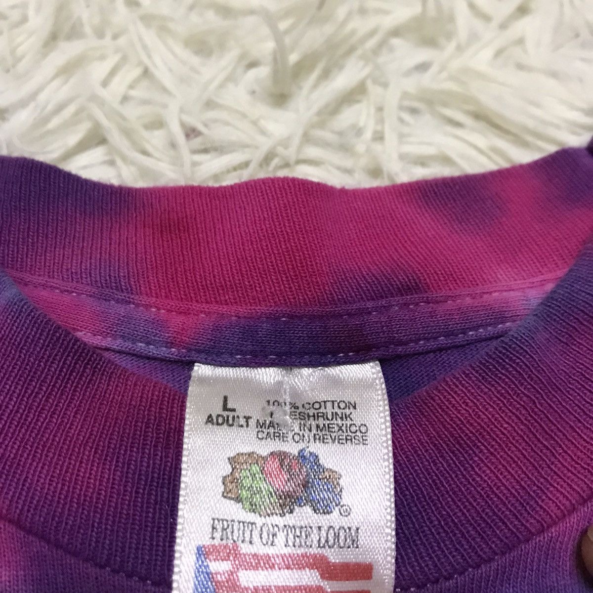 Fruit Of The Loom Rare🔥Vintage 90s tie dye Ron Star Mondala Tshirt Size US L / EU 52-54 / 3 - 10 Thumbnail