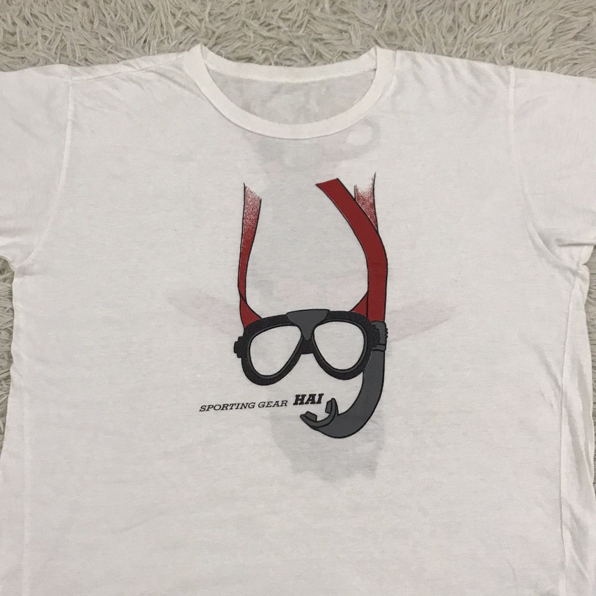 Hai Sporting Gear Vintage Hai Sporting Gear by Issey Miyake scuba Tshirt Size US L / EU 52-54 / 3 - 7 Thumbnail
