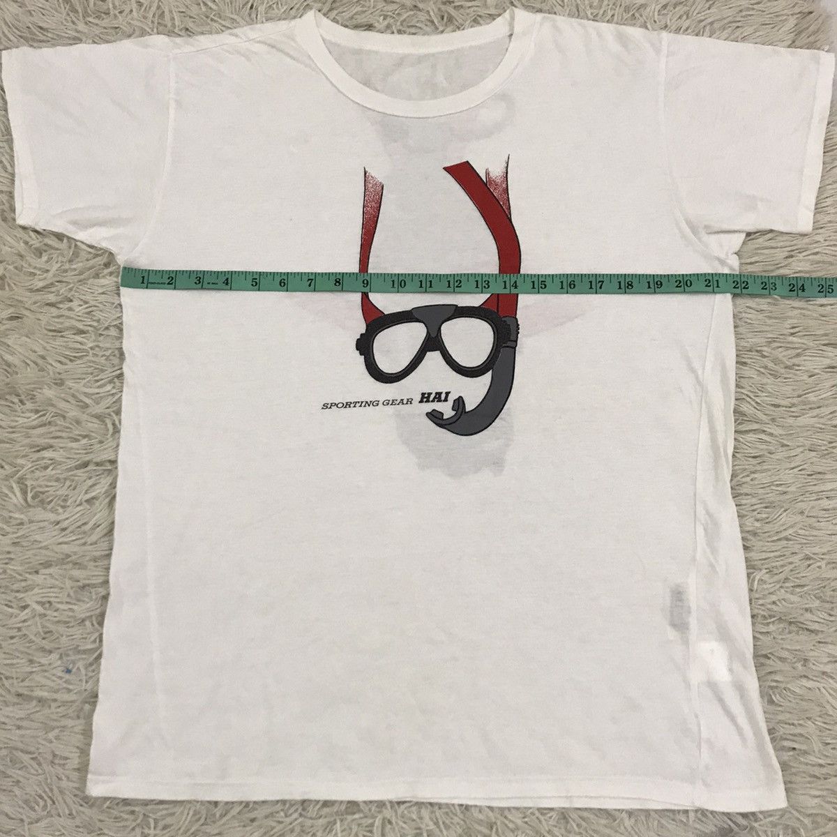Hai Sporting Gear Vintage Hai Sporting Gear by Issey Miyake scuba Tshirt Size US L / EU 52-54 / 3 - 11 Thumbnail