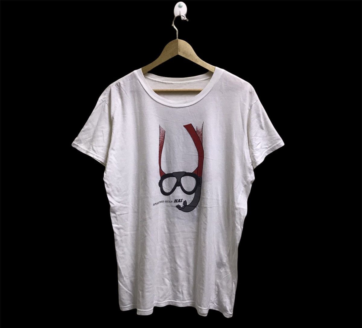 Hai Sporting Gear Vintage Hai Sporting Gear by Issey Miyake scuba Tshirt Size US L / EU 52-54 / 3 - 1 Thumbnail
