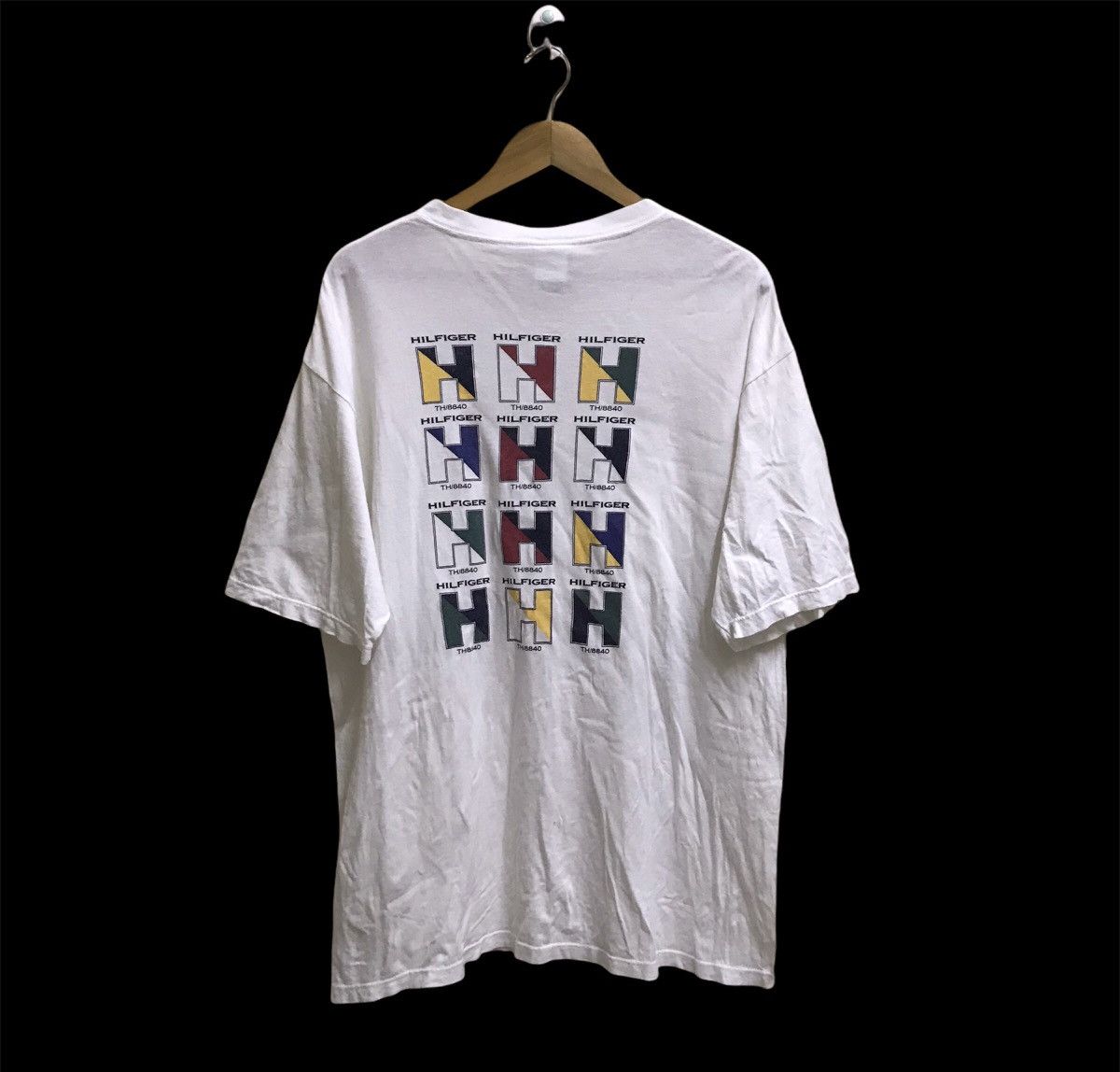 Tommy Hilfiger 🔥Vintage 90s Tommy Hilfiger Tshirt Size US XL / EU 56 / 4 - 1 Thumbnail