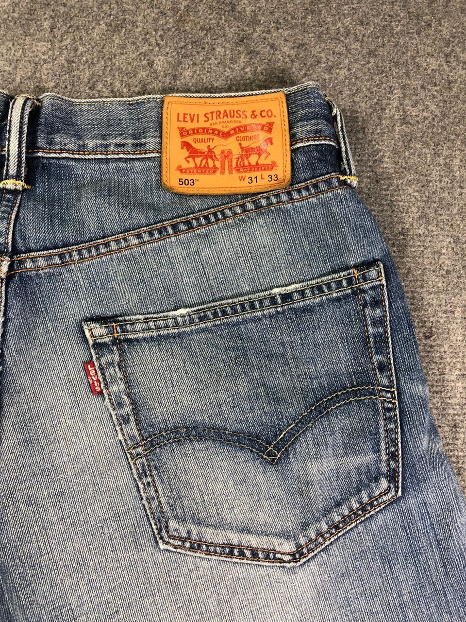 Levi's Wash Blue Levis 503 Denim Jeans 34x27 Size US 34 / EU 50 - 10 Thumbnail