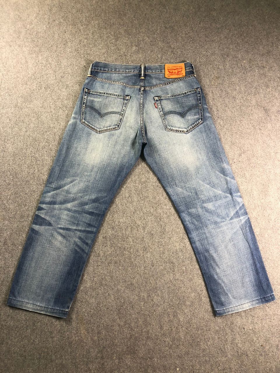 Levi's Wash Blue Levis 503 Denim Jeans 34x27 Size US 34 / EU 50 - 13 Thumbnail