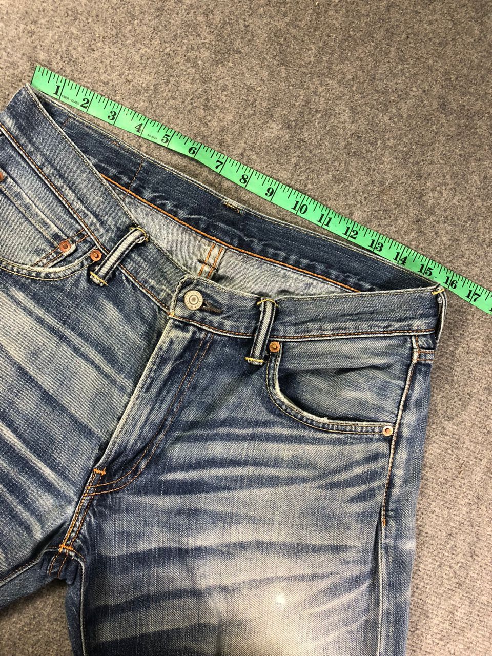 Levi's Wash Blue Levis 503 Denim Jeans 34x27 Size US 34 / EU 50 - 6 Thumbnail