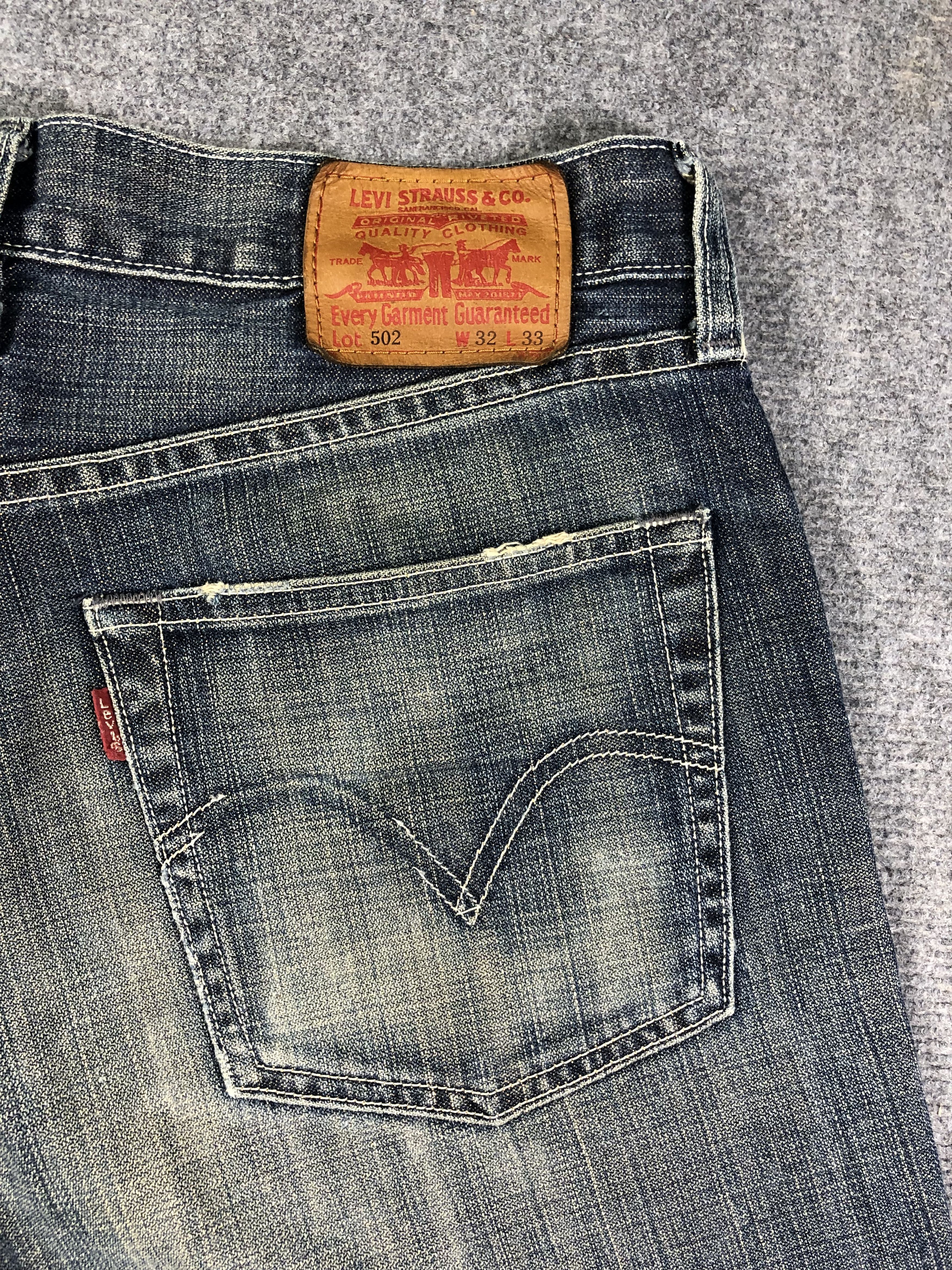 Levi's Levis 502 Short Jeans 31x9.5 Size US 31 - 9 Thumbnail