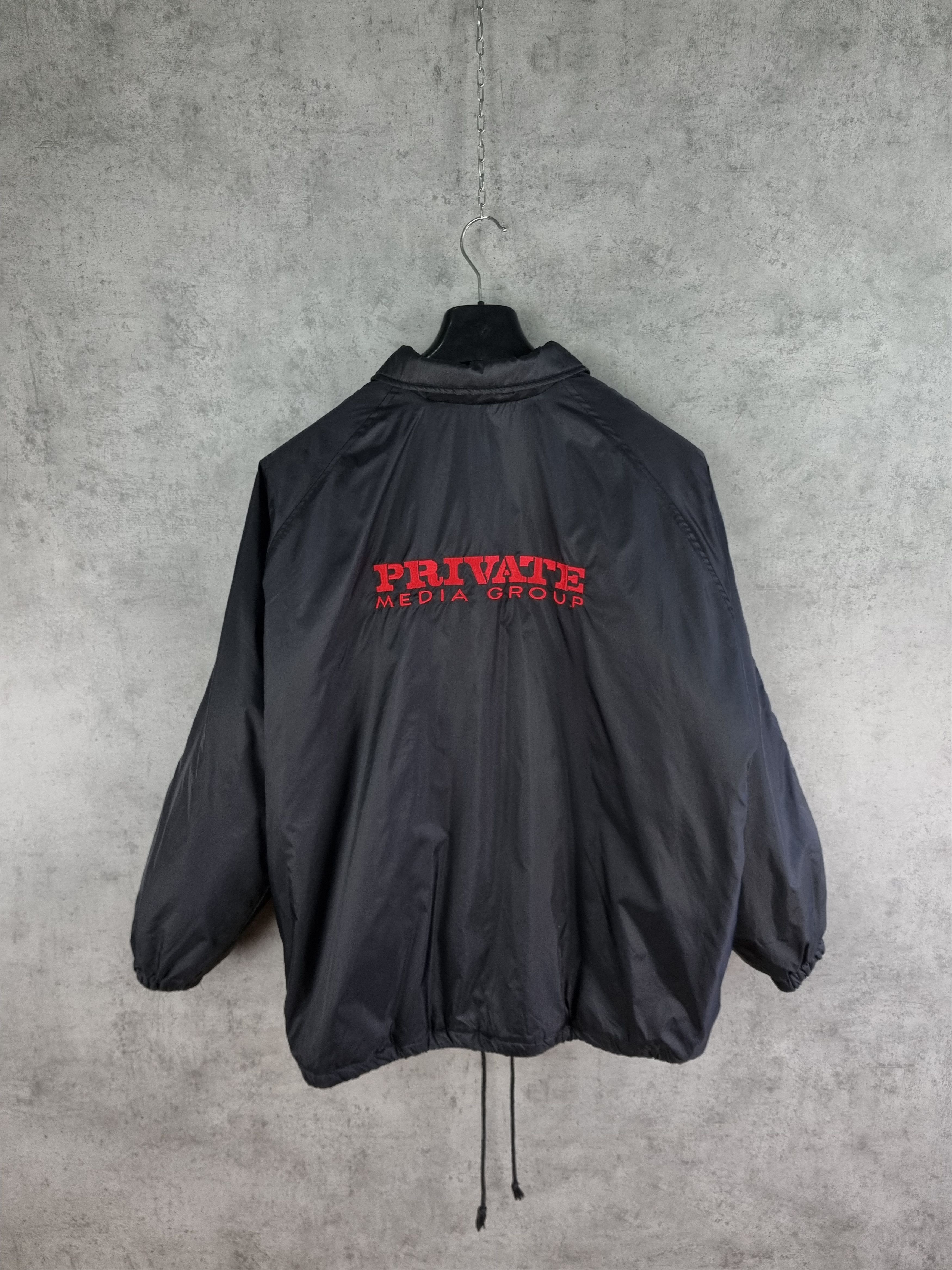 Other Rare PRIVATE Media Group Porn Industry Light Coach Jacket Size US XL / EU 56 / 4 - 2 Thumbnail