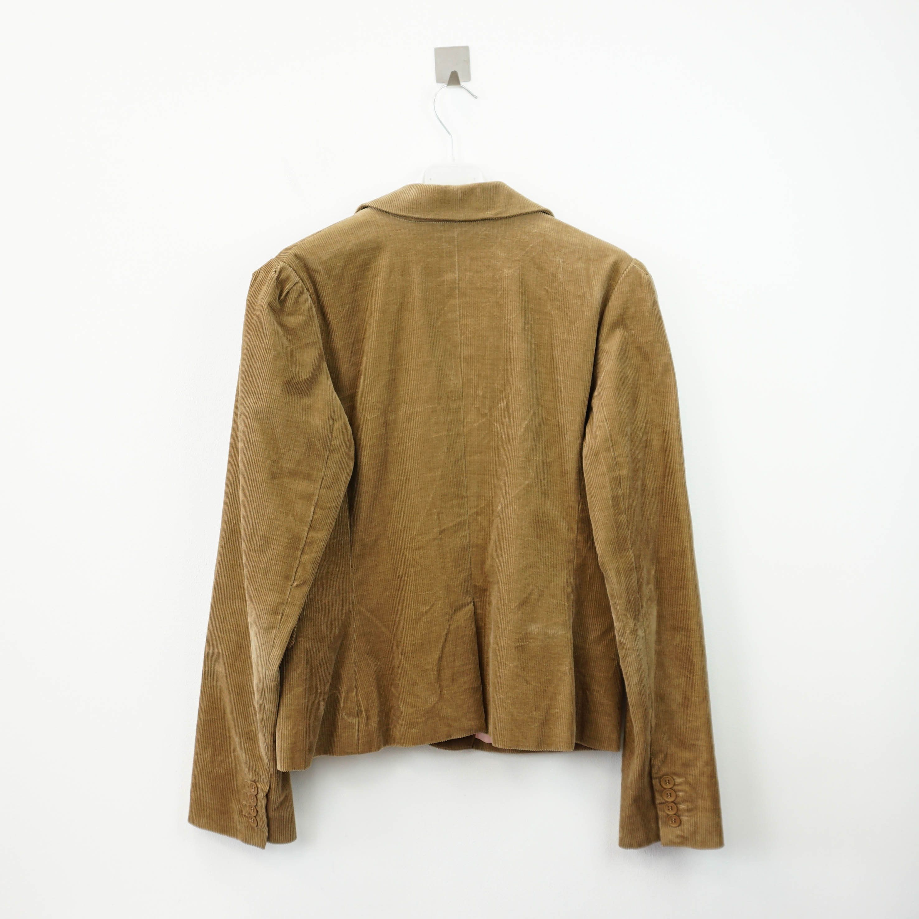 Juicy Couture Beige Essential Corduroy Coat Size XL / US 12-14 / IT 48-50 - 3 Thumbnail
