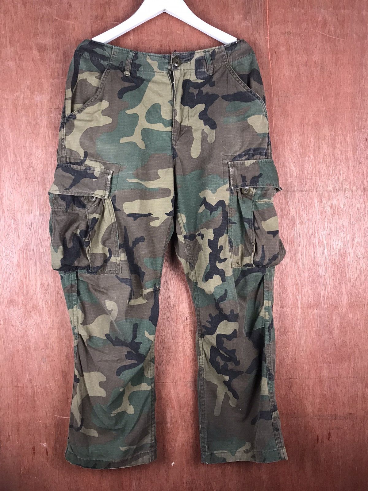 Avirex DL Avirex camo multipocket tactical cargo Army Pants #M021 Size US 29 - 1 Thumbnail