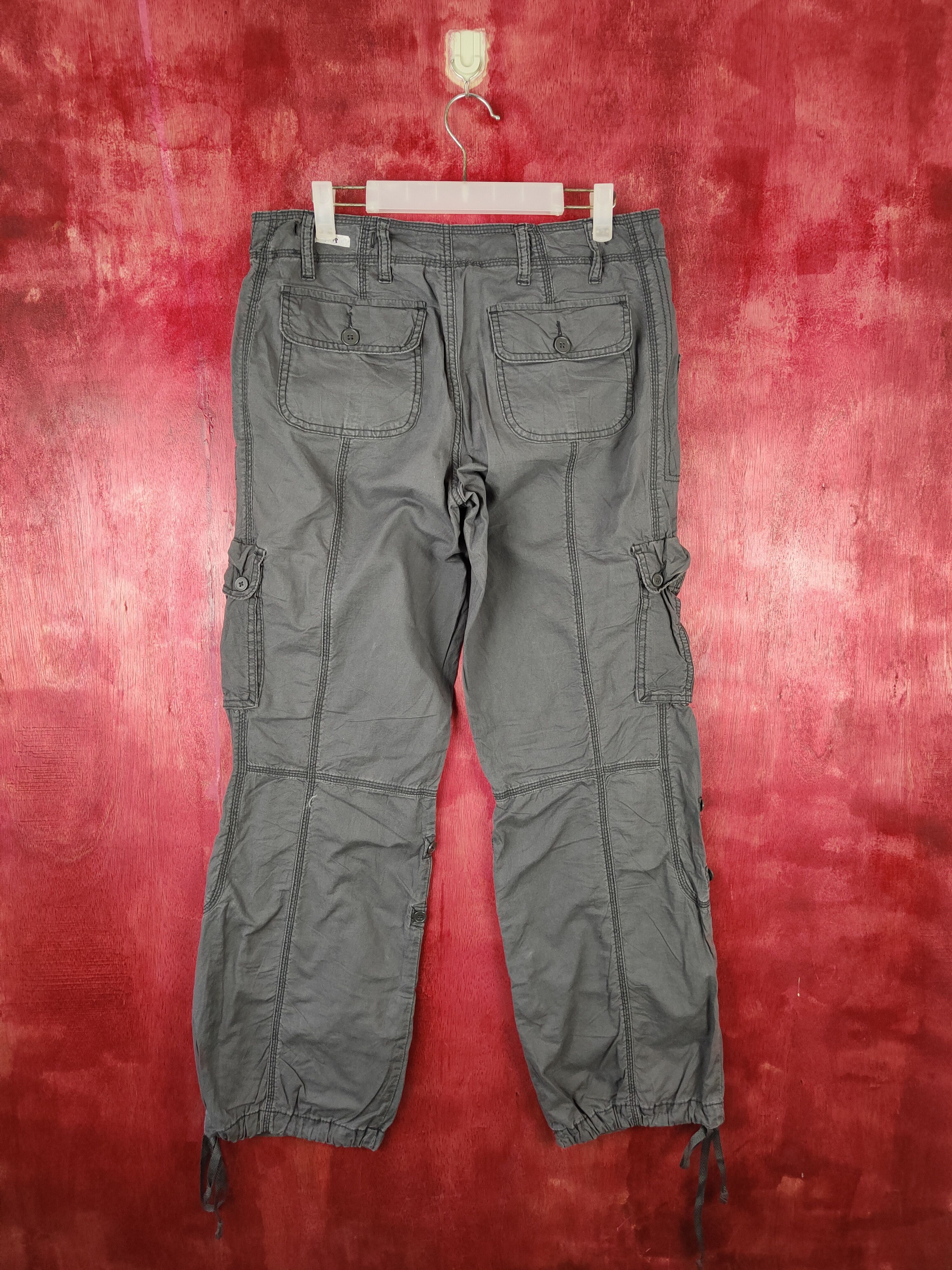 Japanese Brand × Vintage DL Supplies Multi Pocket Tactical Cargo Pants #S530 Size 32" / US 10 / IT 46 - 7 Thumbnail