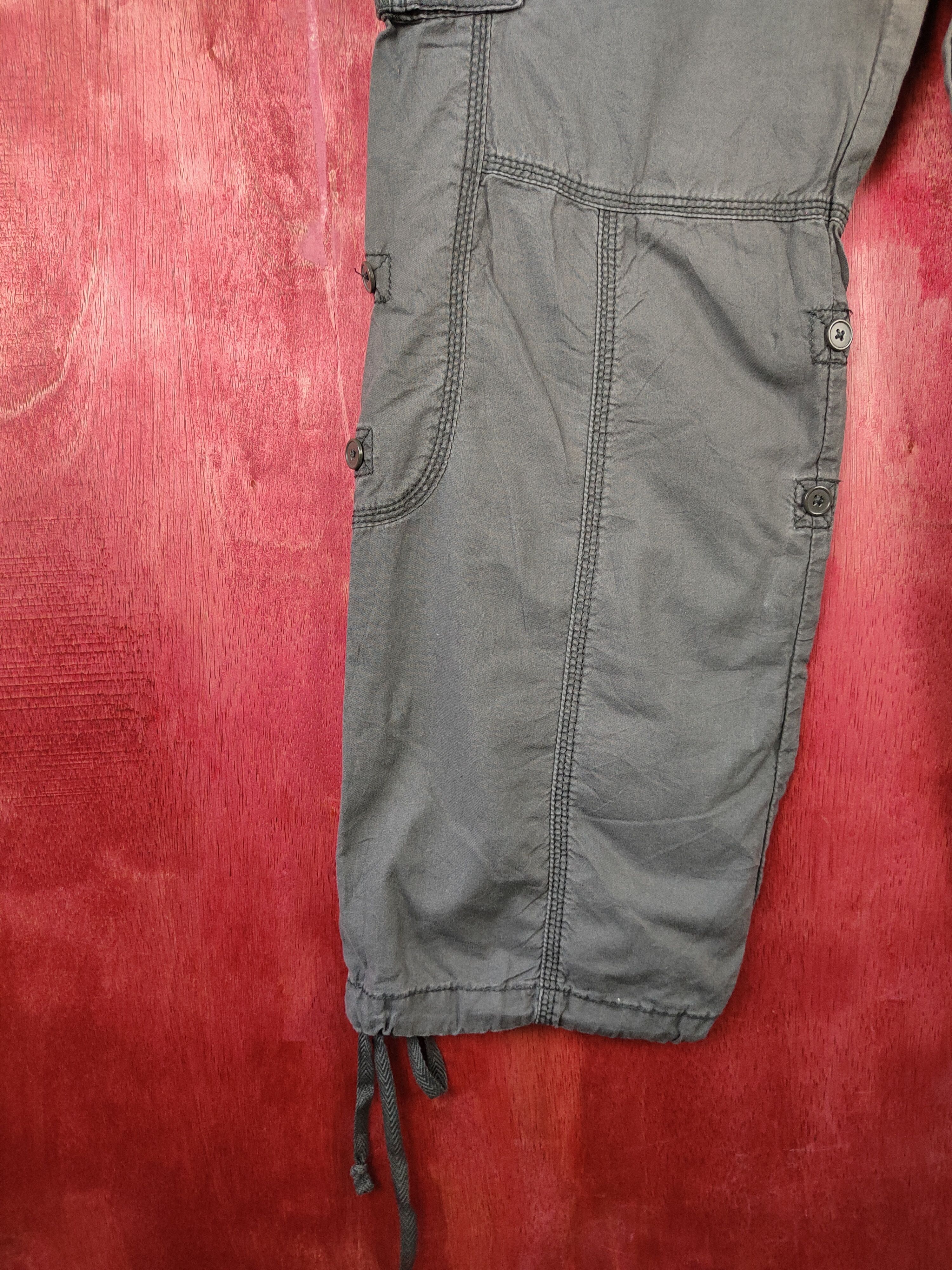 Japanese Brand × Vintage DL Supplies Multi Pocket Tactical Cargo Pants #S530 Size 32" / US 10 / IT 46 - 4 Thumbnail