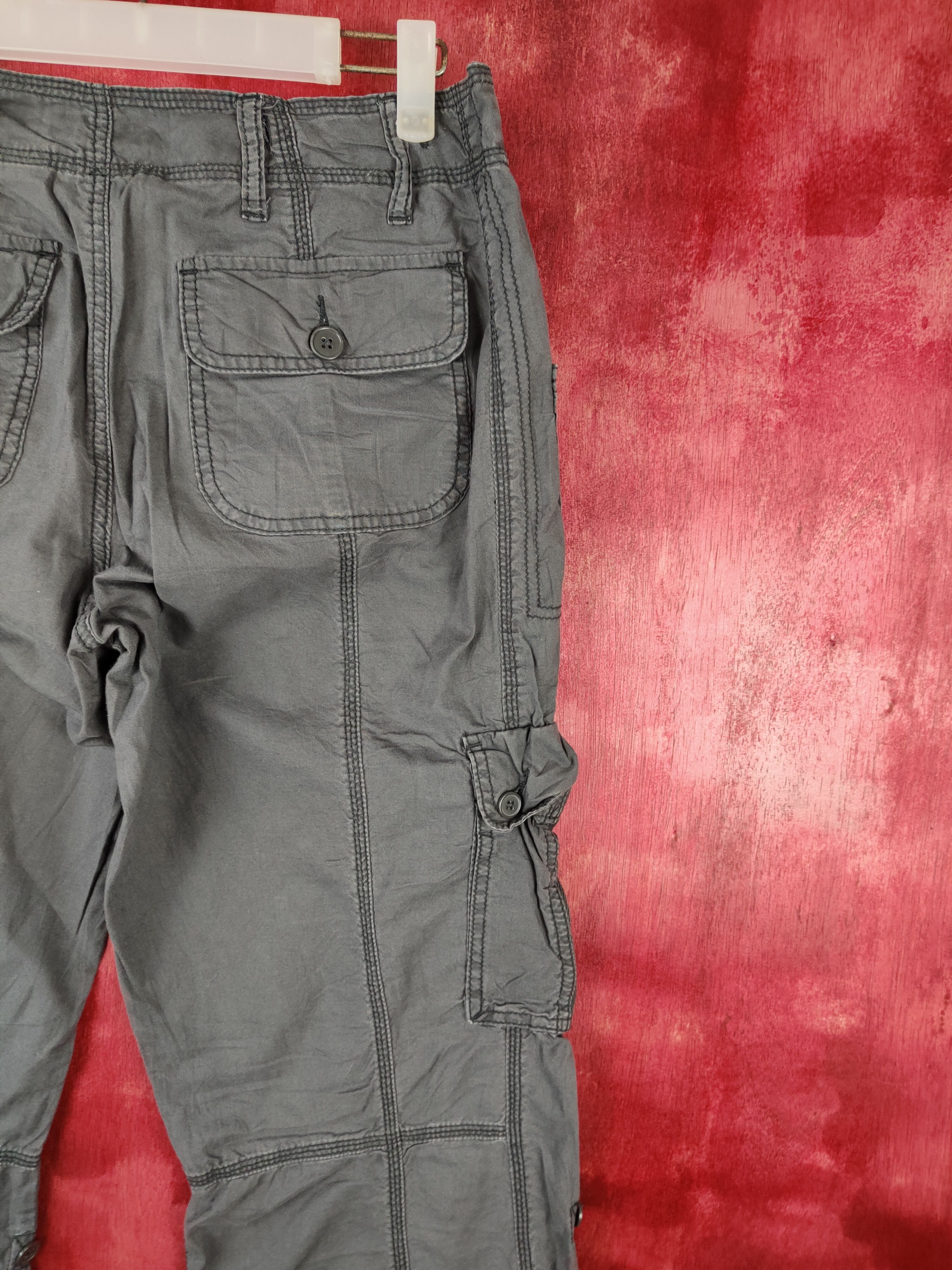 Japanese Brand × Vintage DL Supplies Multi Pocket Tactical Cargo Pants #S530 Size 32" / US 10 / IT 46 - 10 Thumbnail