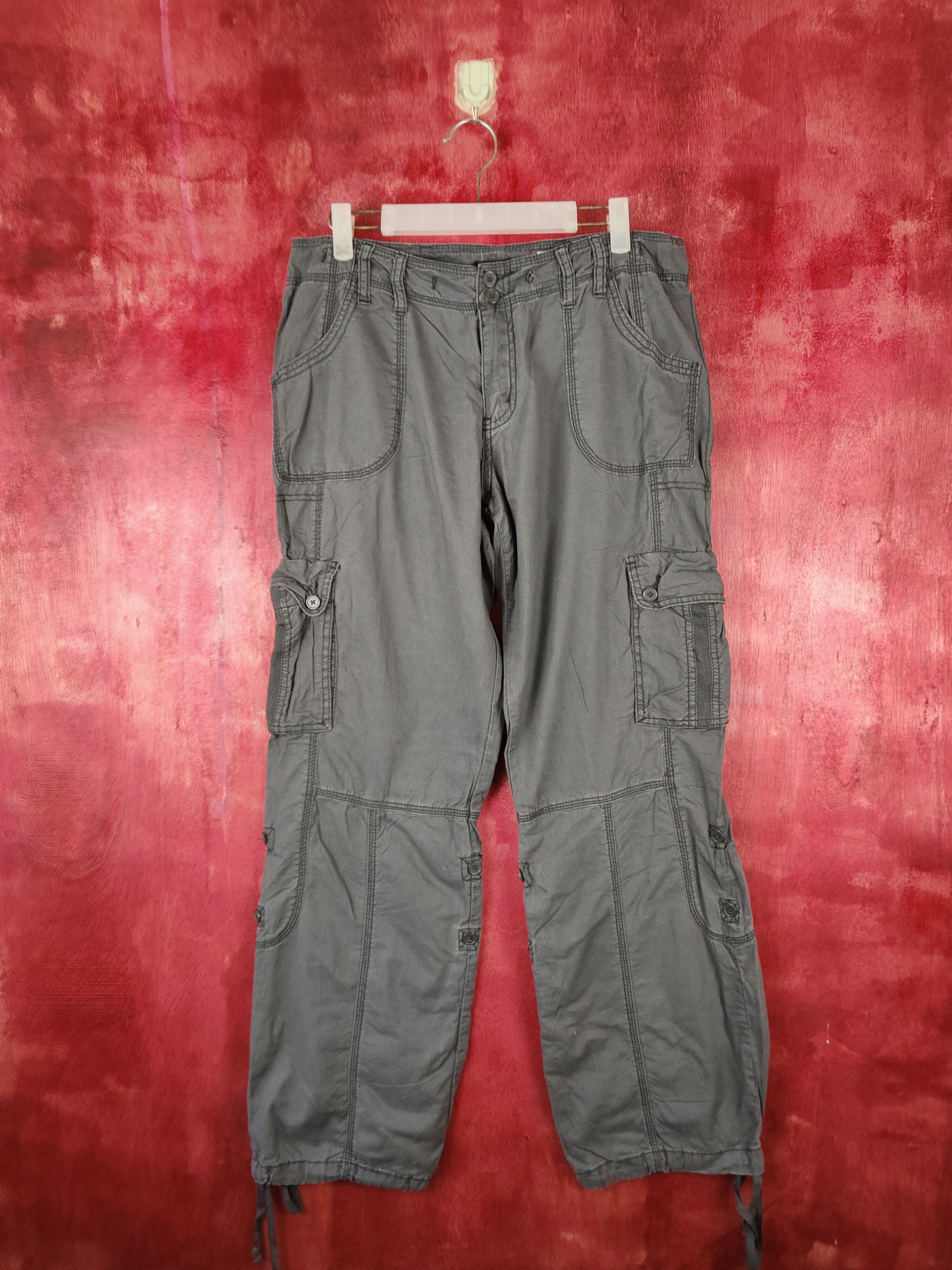 Japanese Brand × Vintage DL Supplies Multi Pocket Tactical Cargo Pants #S530 Size 32" / US 10 / IT 46 - 1 Thumbnail