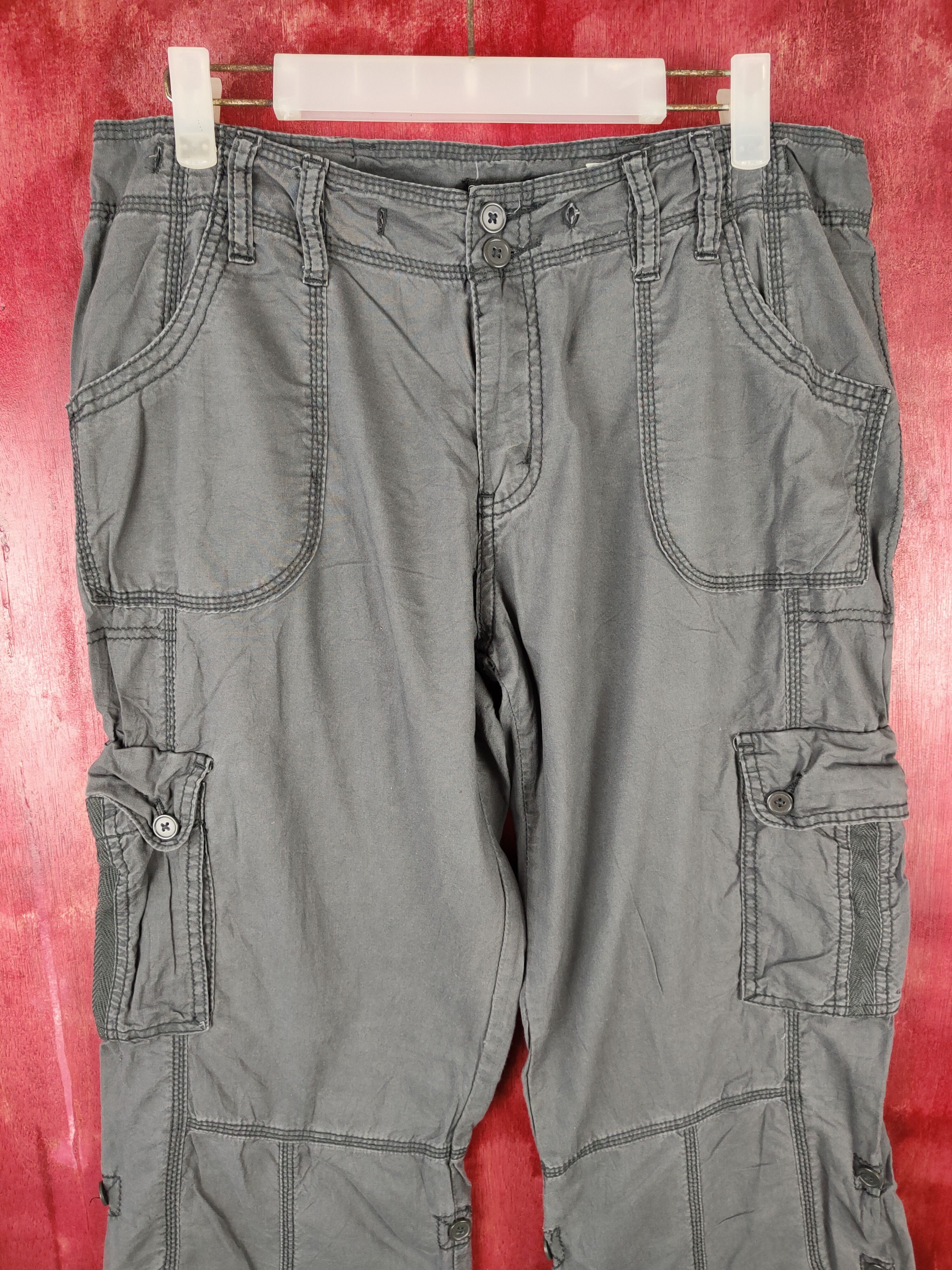 Japanese Brand × Vintage DL Supplies Multi Pocket Tactical Cargo Pants #S530 Size 32" / US 10 / IT 46 - 2 Thumbnail