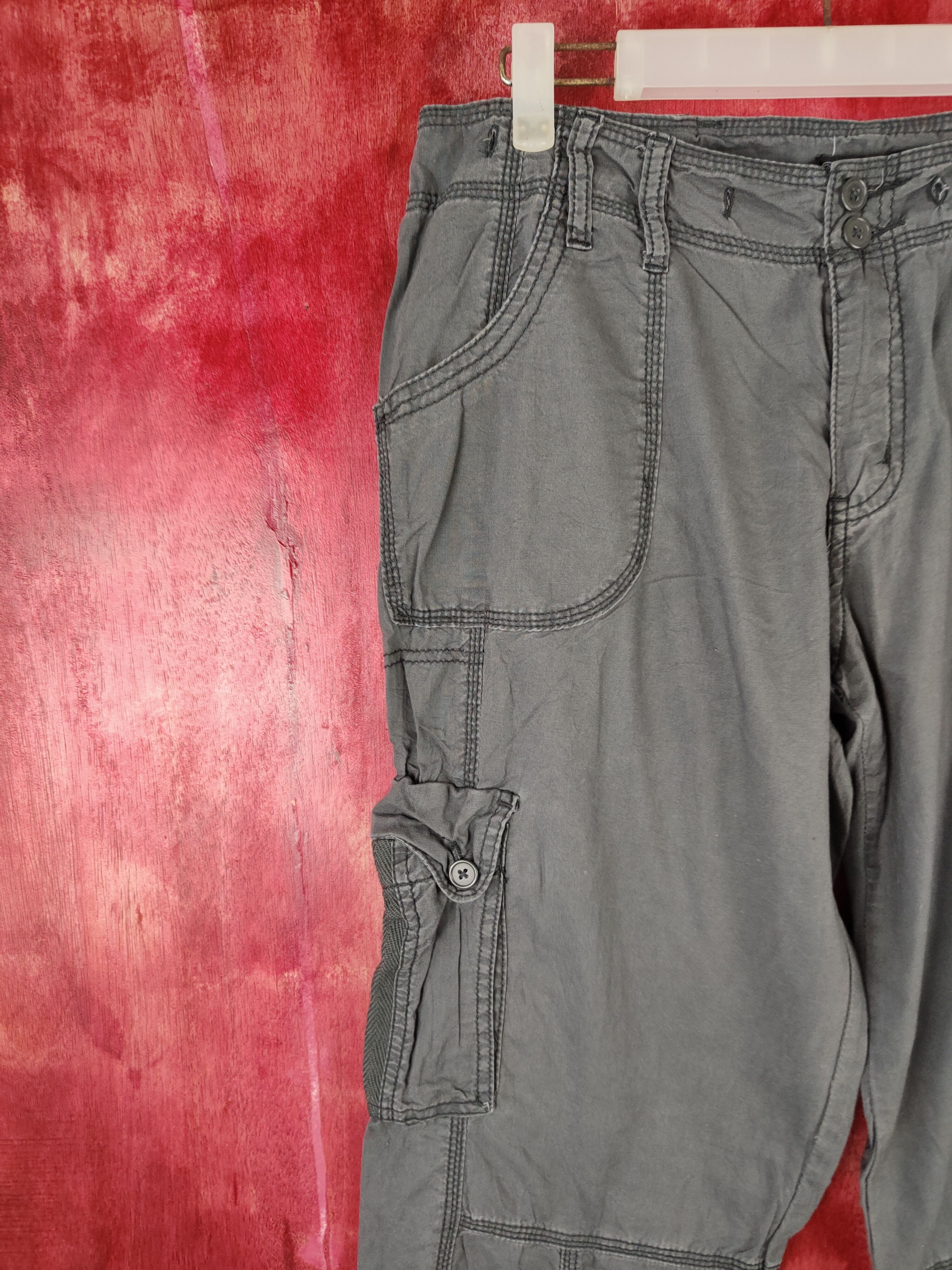Japanese Brand × Vintage DL Supplies Multi Pocket Tactical Cargo Pants #S530 Size 32" / US 10 / IT 46 - 3 Thumbnail