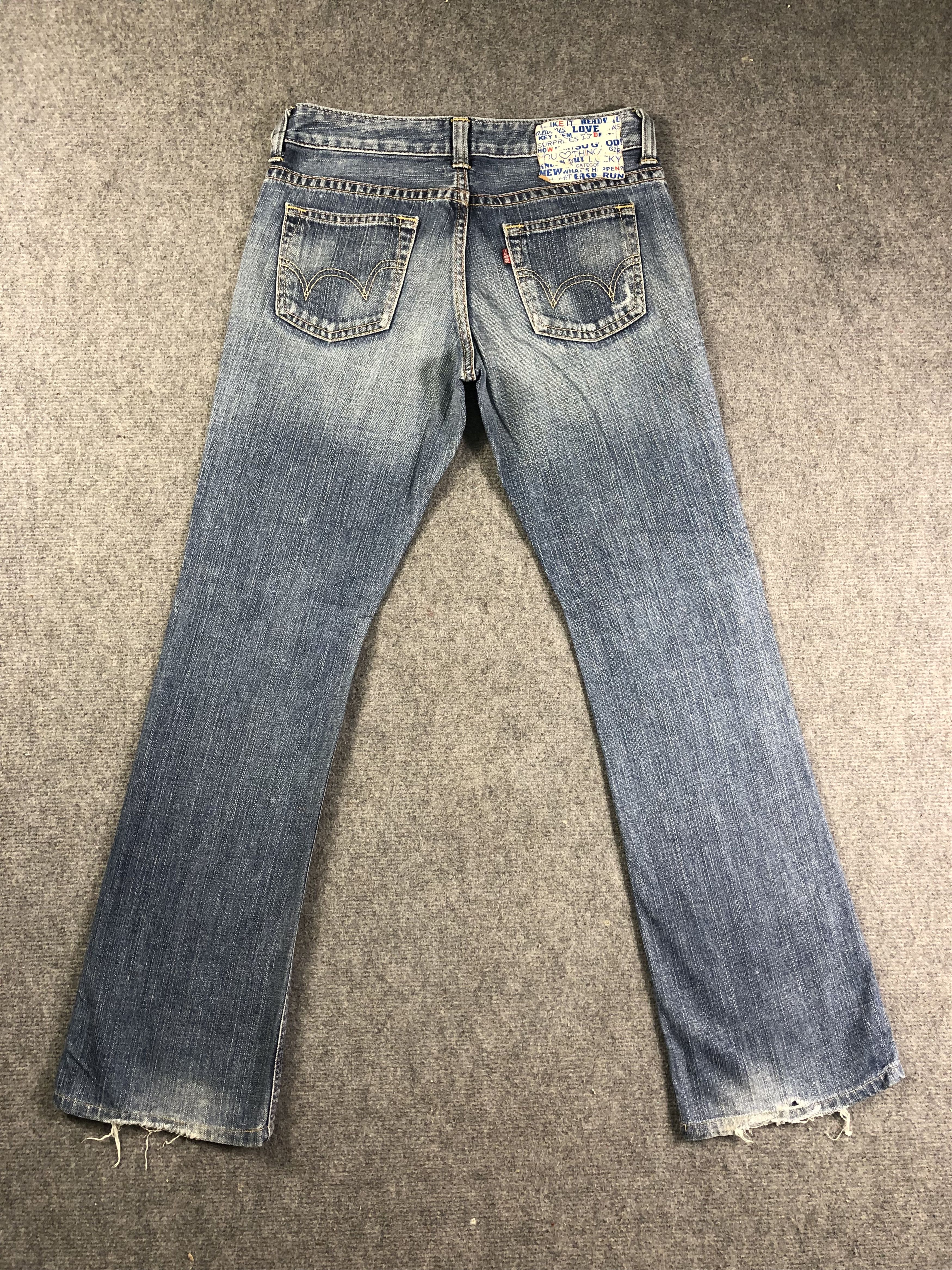 Edwin Wash Blue Edwin Flare Denim Jeans 30x29.5 Size 30" / US 8 / IT 44 - 15 Thumbnail