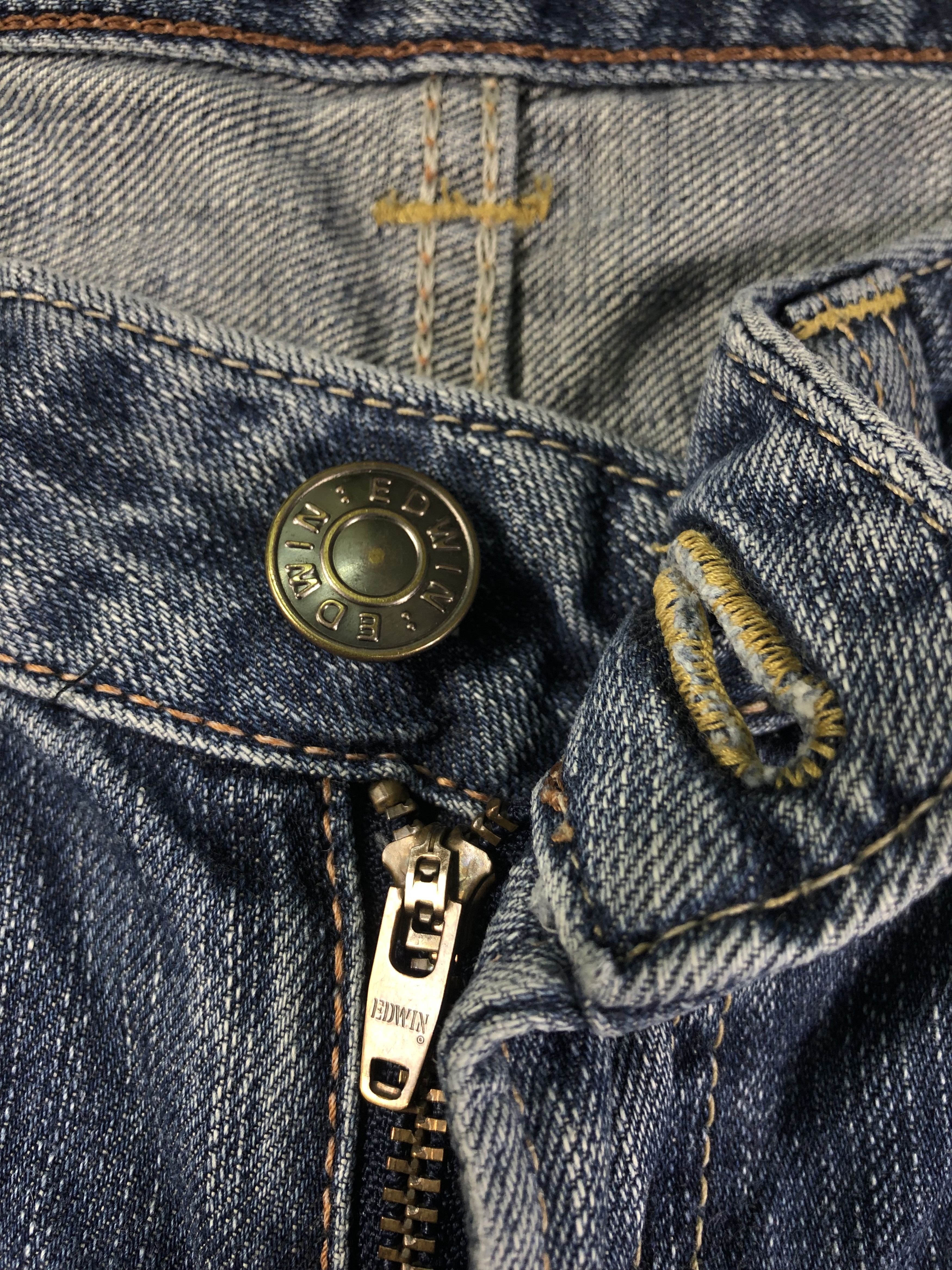 Edwin Wash Blue Edwin Flare Denim Jeans 30x29.5 Size 30" / US 8 / IT 44 - 3 Thumbnail