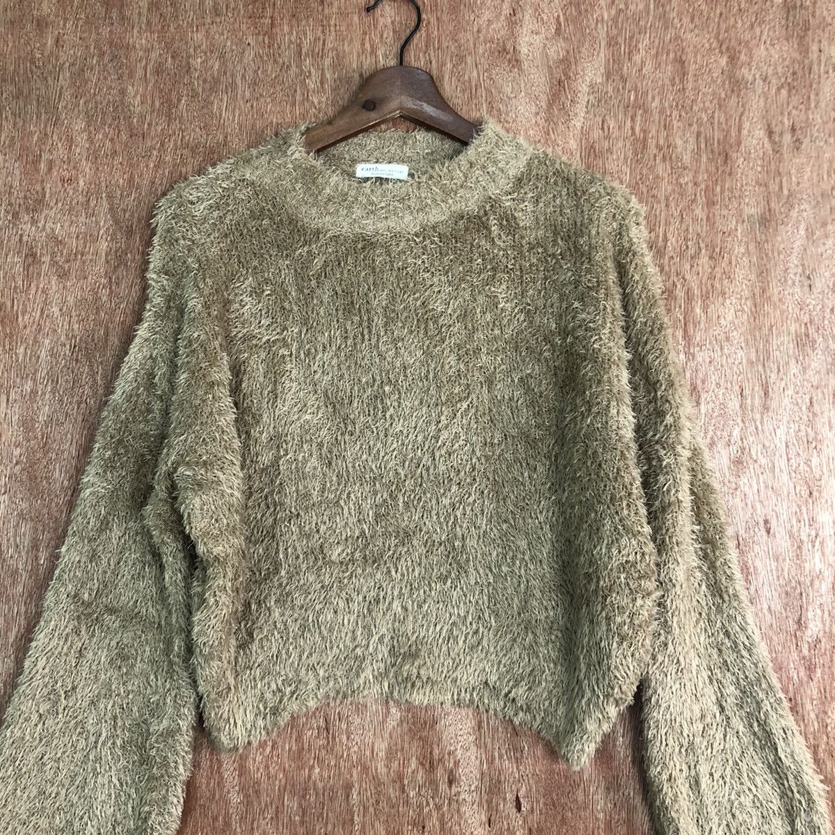 Homespun Knitwear DL Earth Music & Ecology Mohair shag fur Knitwear #c382 Size M / US 6-8 / IT 42-44 - 3 Thumbnail