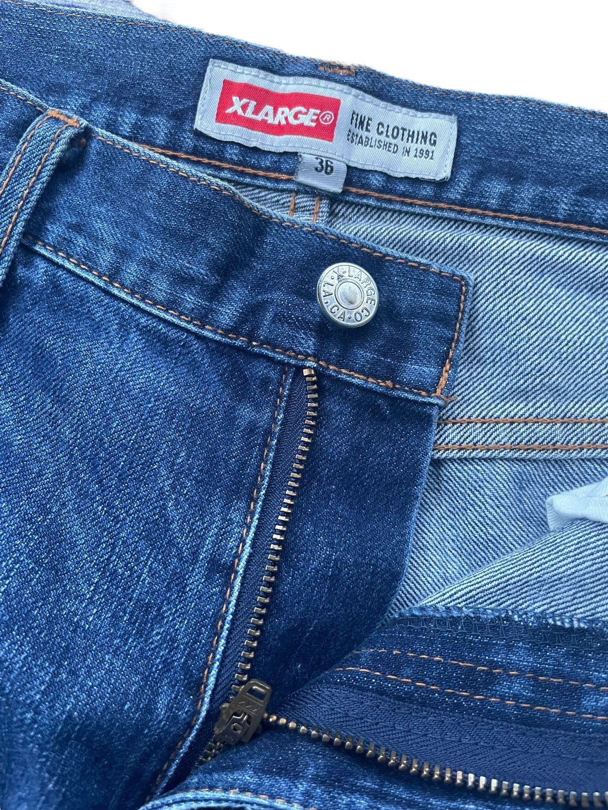 Vintage Vintage X Large Selvedge Distresed Denim Size US 38 / EU 54 - 3 Thumbnail