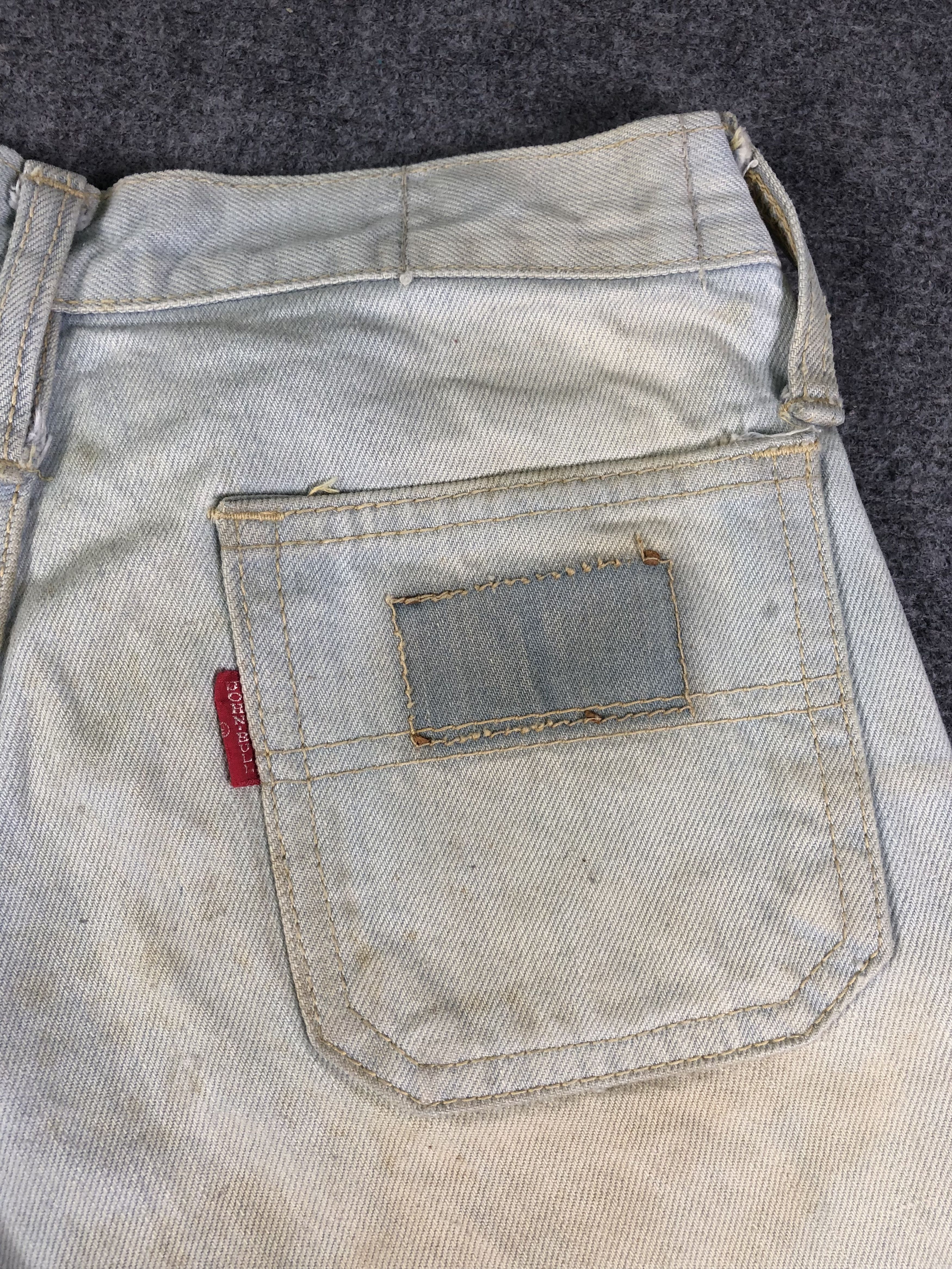 Johnbull Dirty Used Vintage John Bull Bell Bottom Bootcut Jeans Size US 28 / EU 44 - 9 Thumbnail