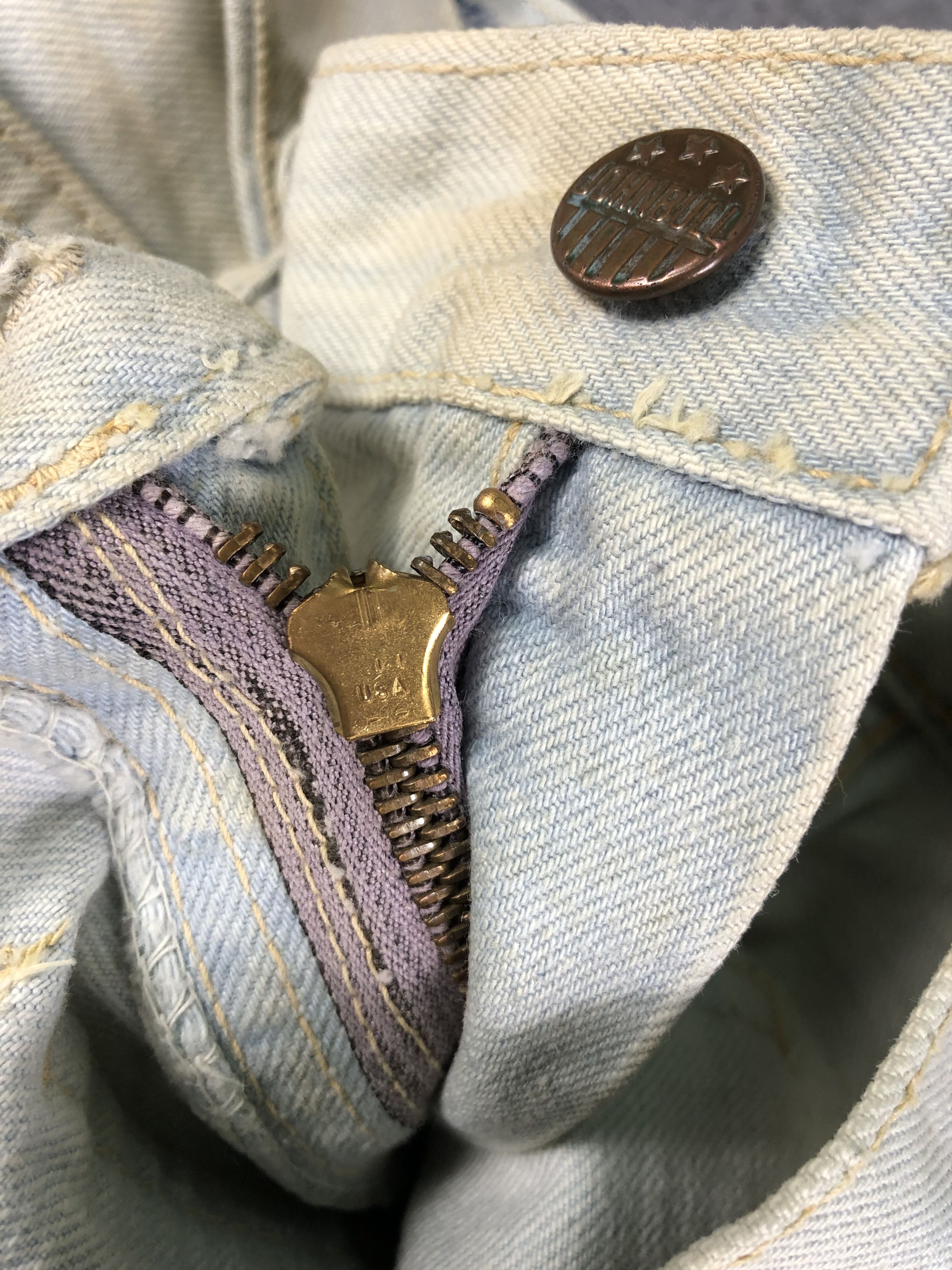 Johnbull Dirty Used Vintage John Bull Bell Bottom Bootcut Jeans Size US 28 / EU 44 - 4 Thumbnail