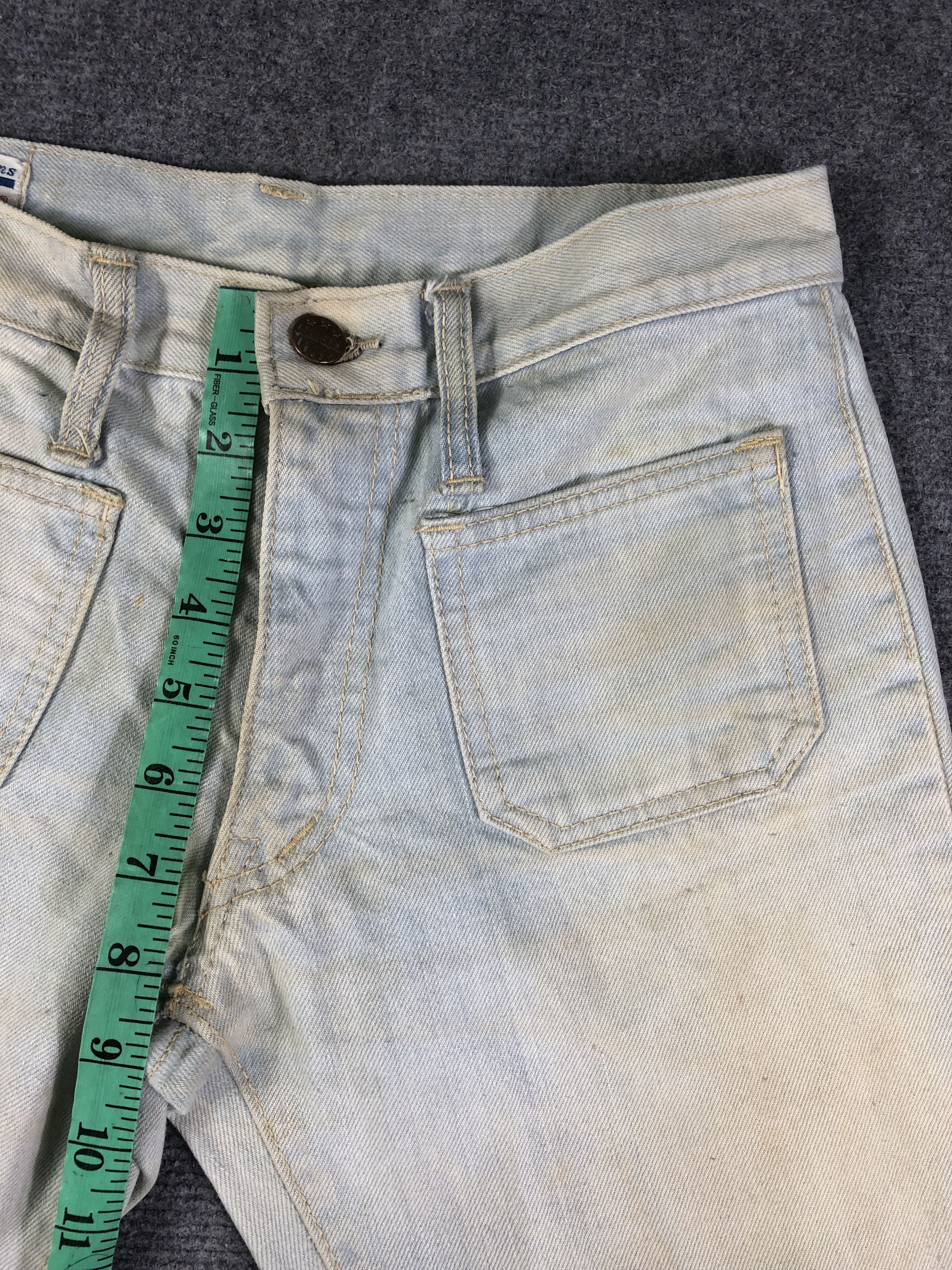 Johnbull Dirty Used Vintage John Bull Bell Bottom Bootcut Jeans Size US 28 / EU 44 - 7 Thumbnail